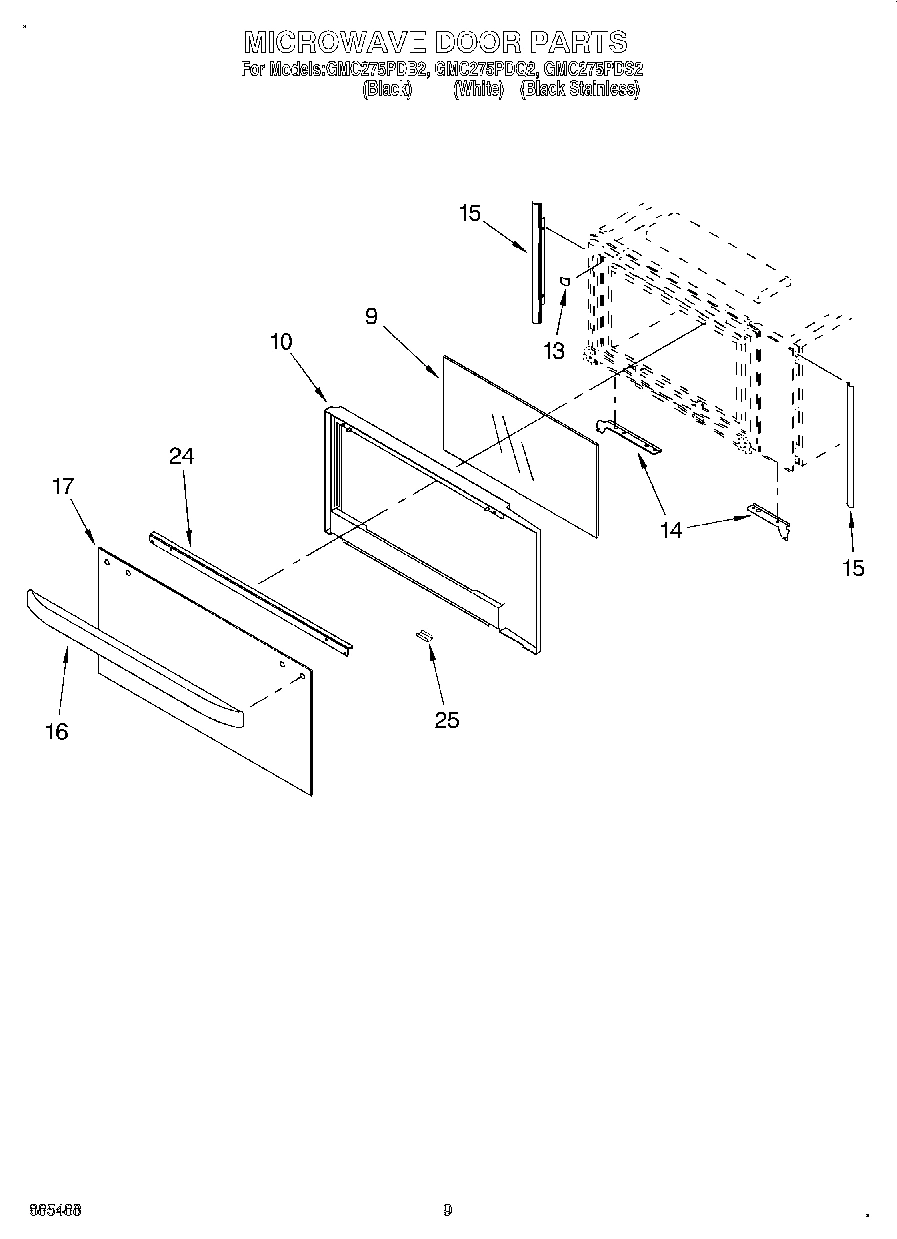 07 - MICROWAVE DOOR
