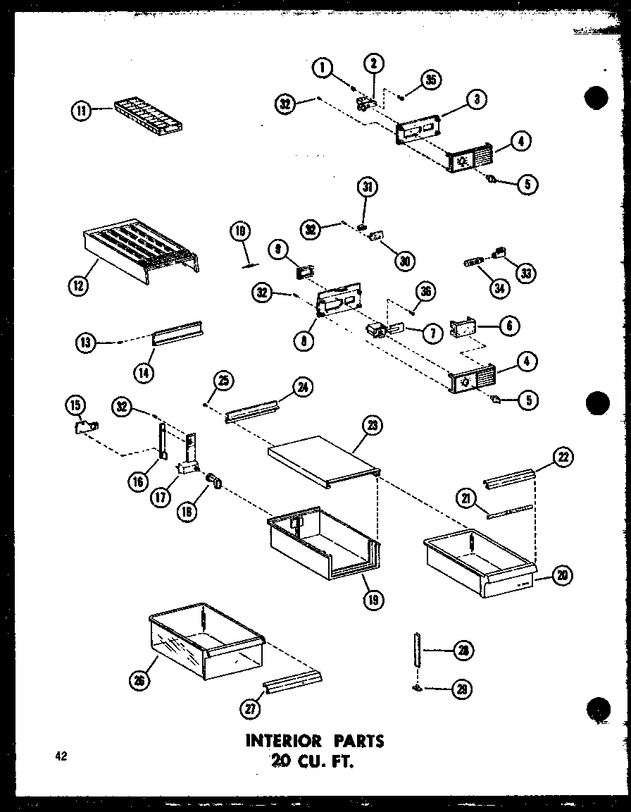 06 - INTERIOR PARTS 20 CU. FT.