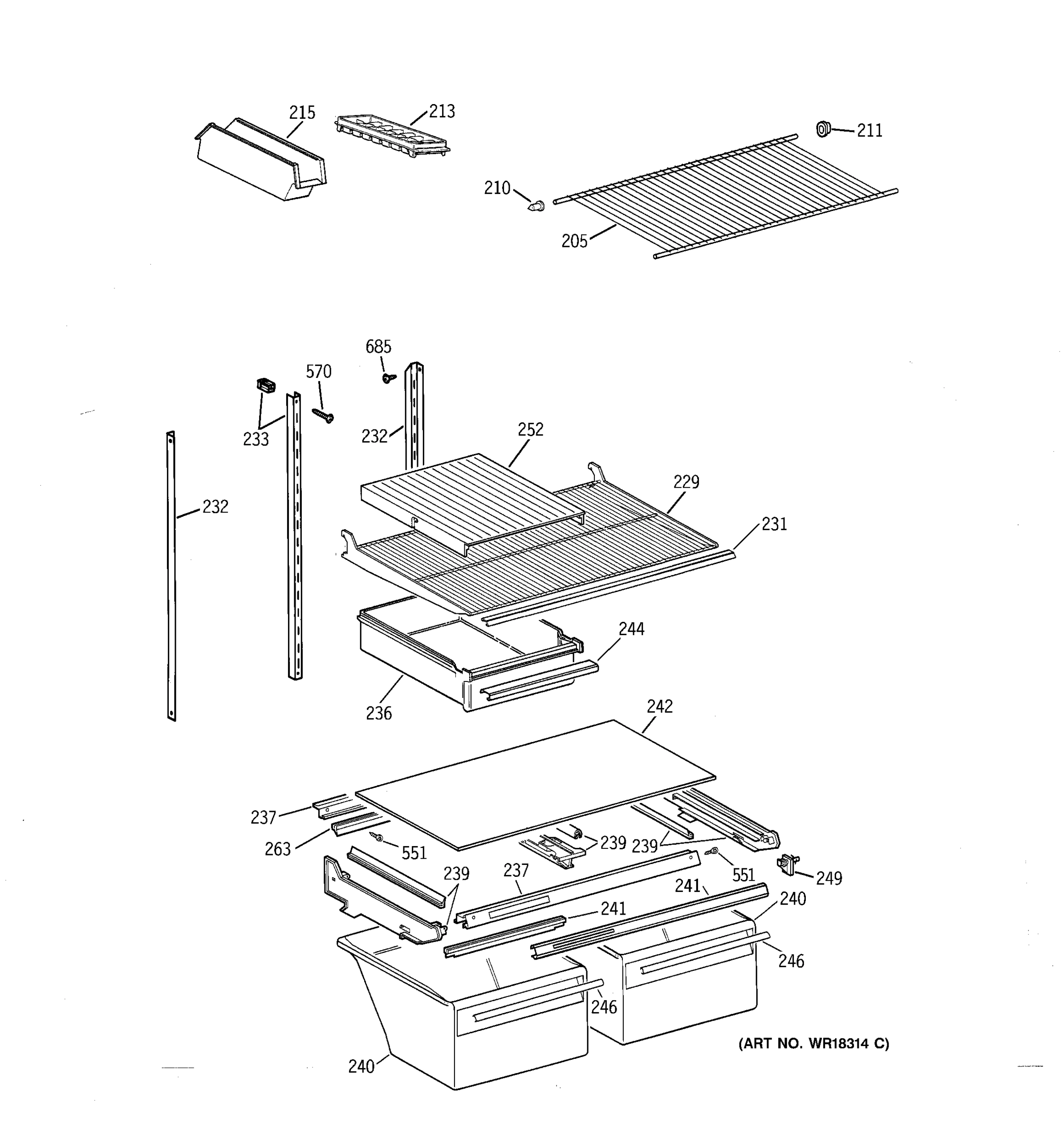 SHELF PARTS