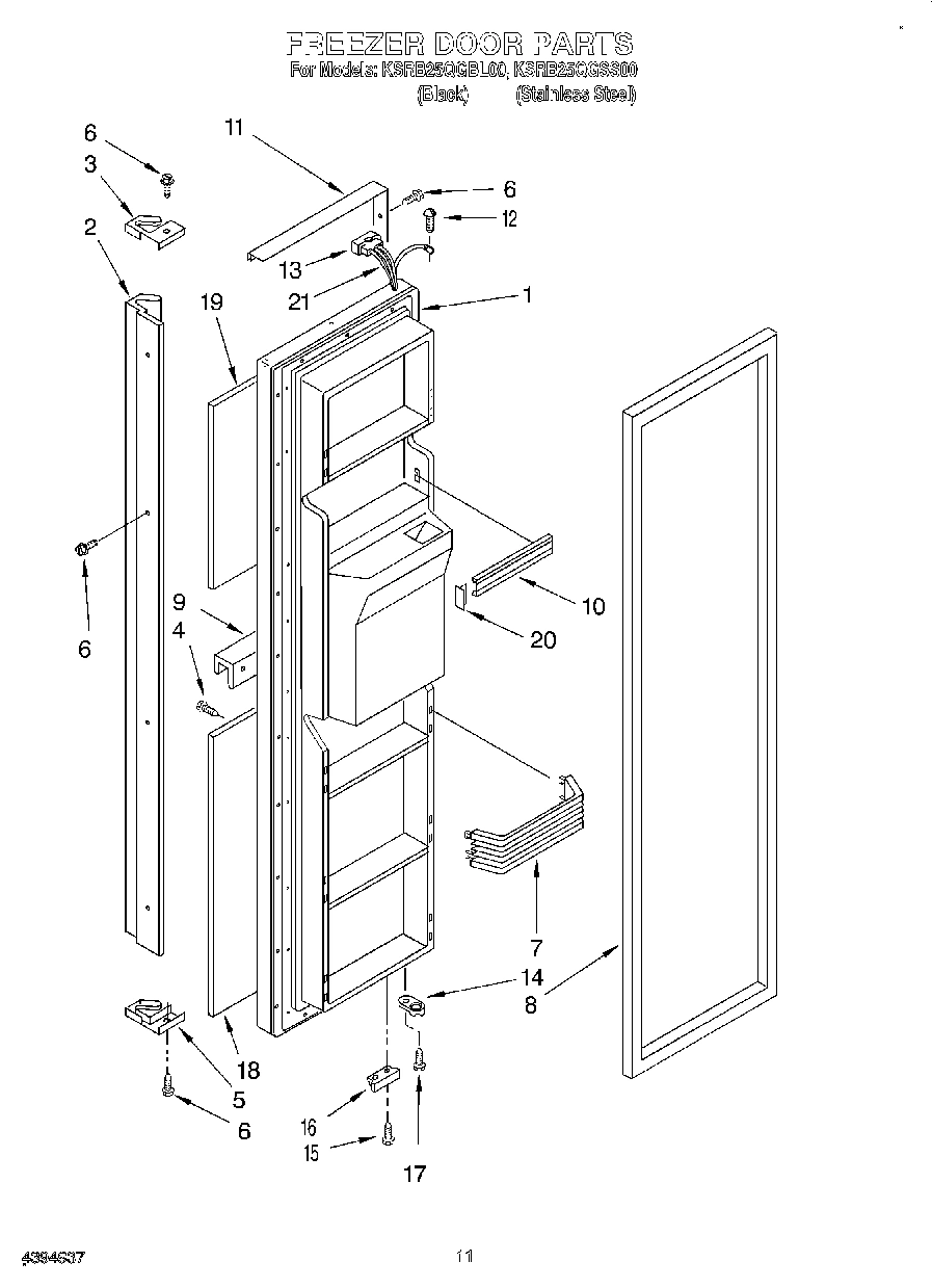07 - FREEZER DOOR