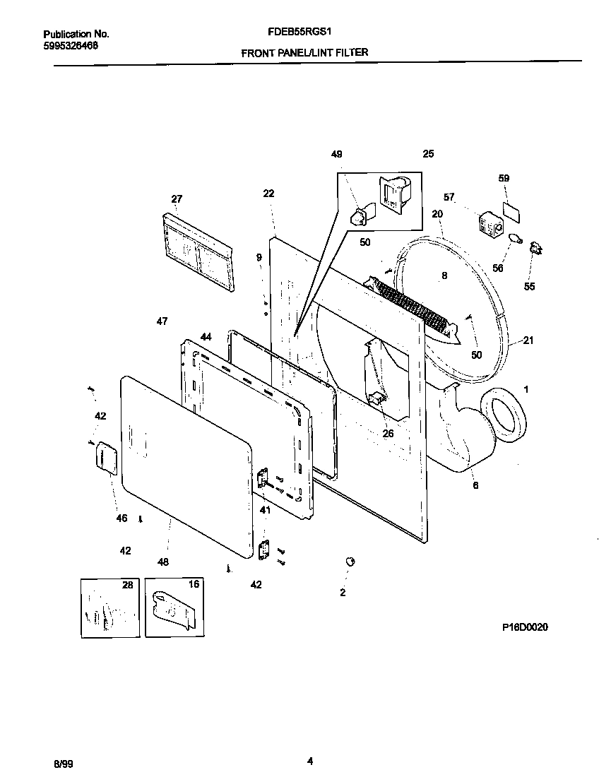 03 - P16D0020 FRNT PNL,DOOR