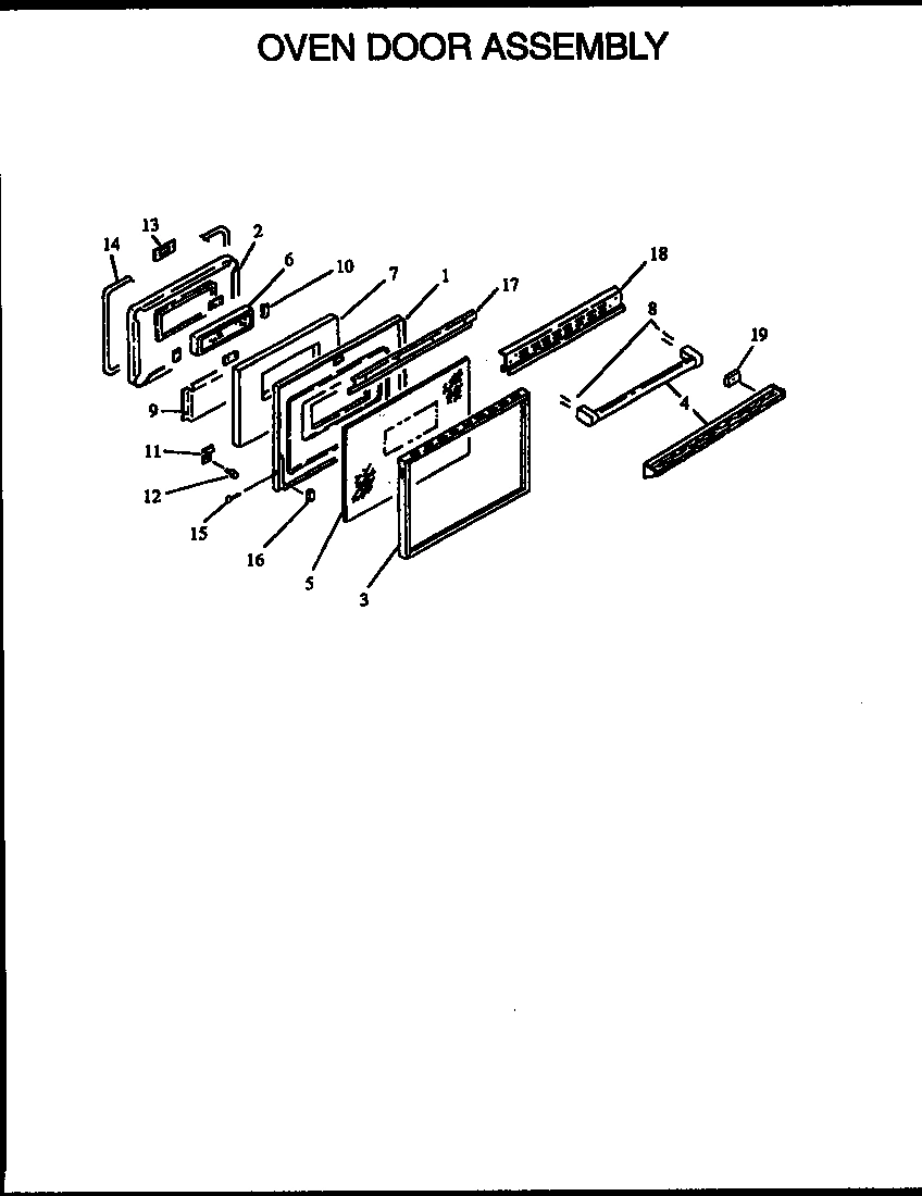 05 - OVEN DOOR ASSY