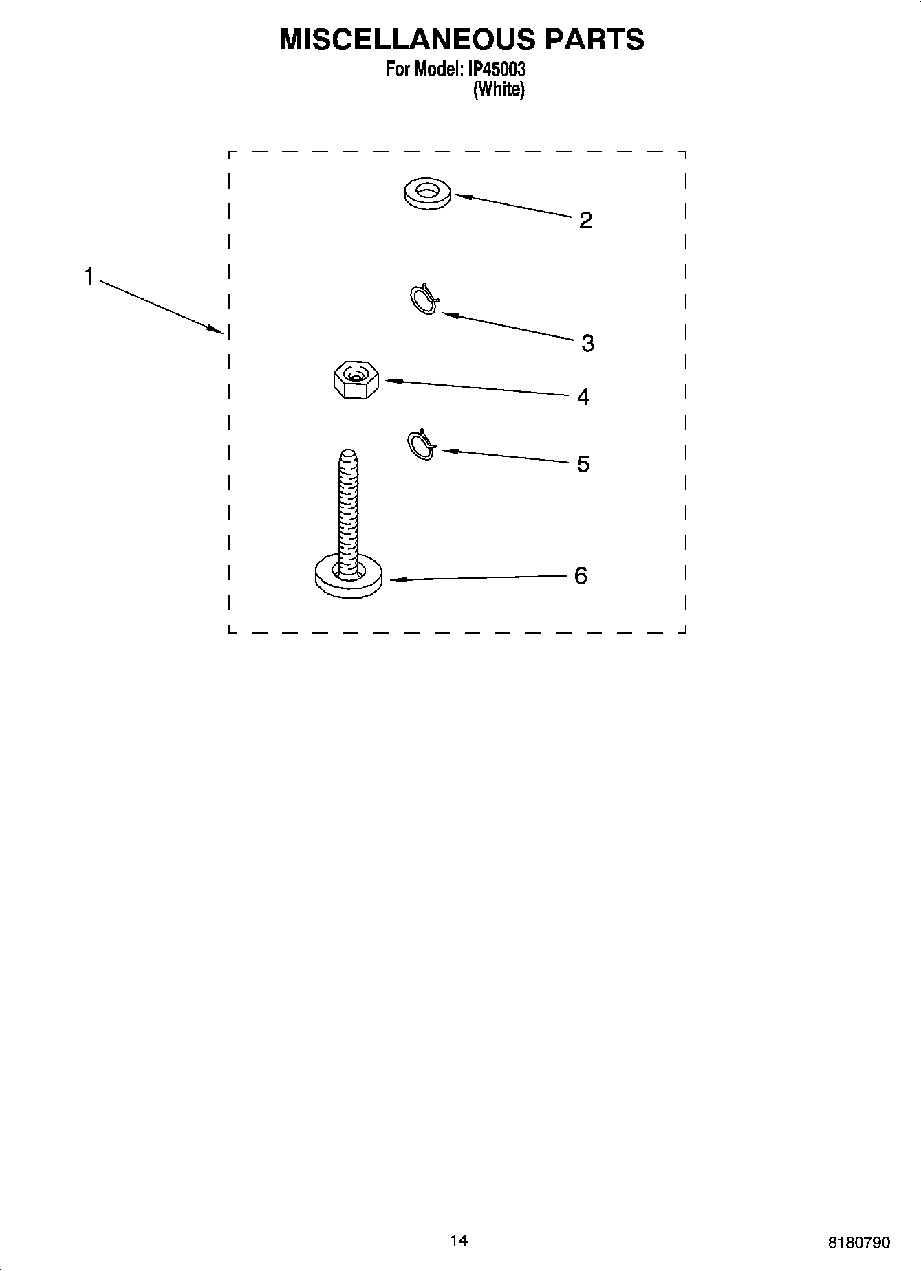 10 - MISCELLANEOUS PARTS, OPTIONAL PARTS (NOT INCLUDED)