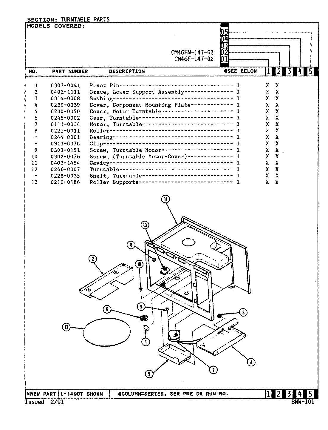 10 - TURNTABLE (CM46F-14T-02)