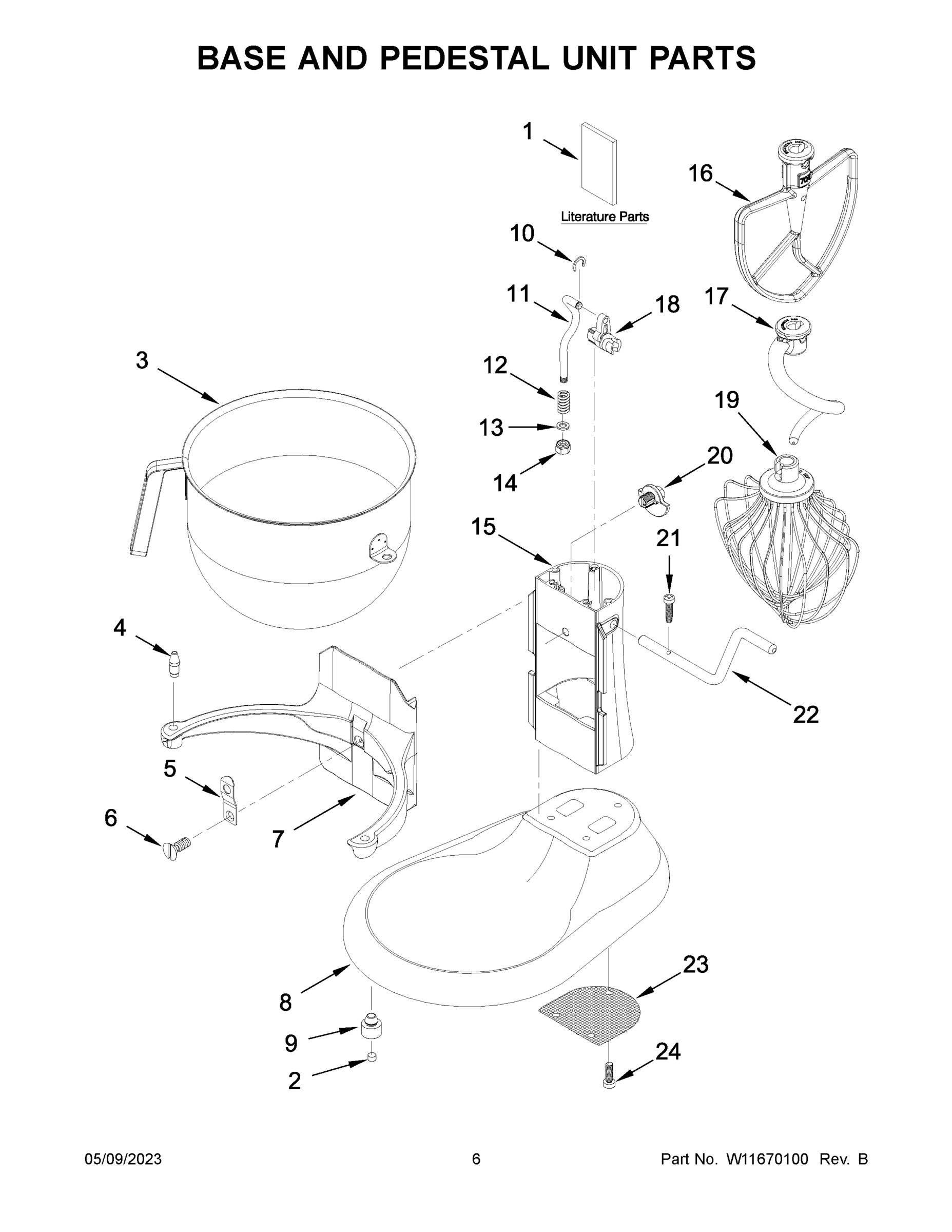 04 - BASE AND PEDESTAL UNIT PARTS