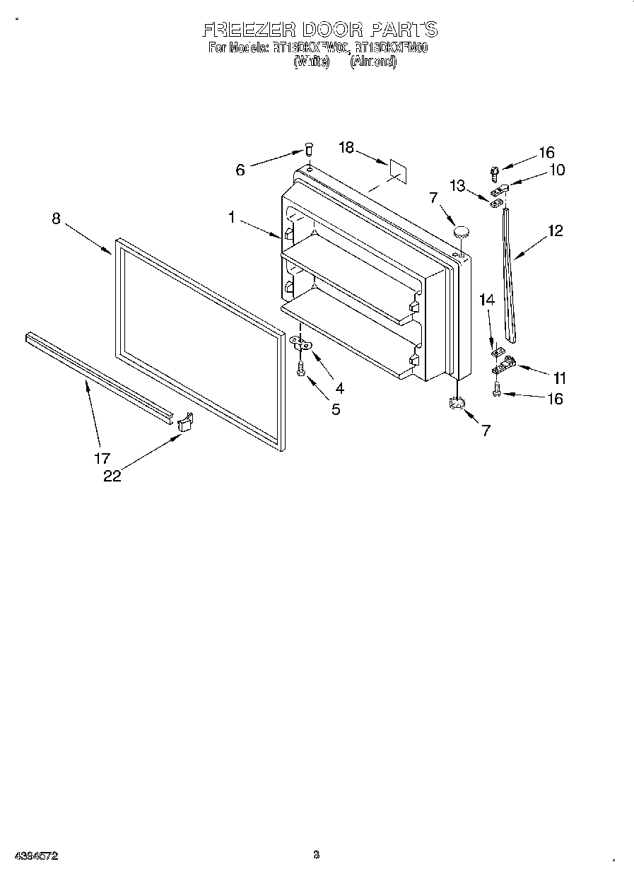 02 - FREEZER DOOR