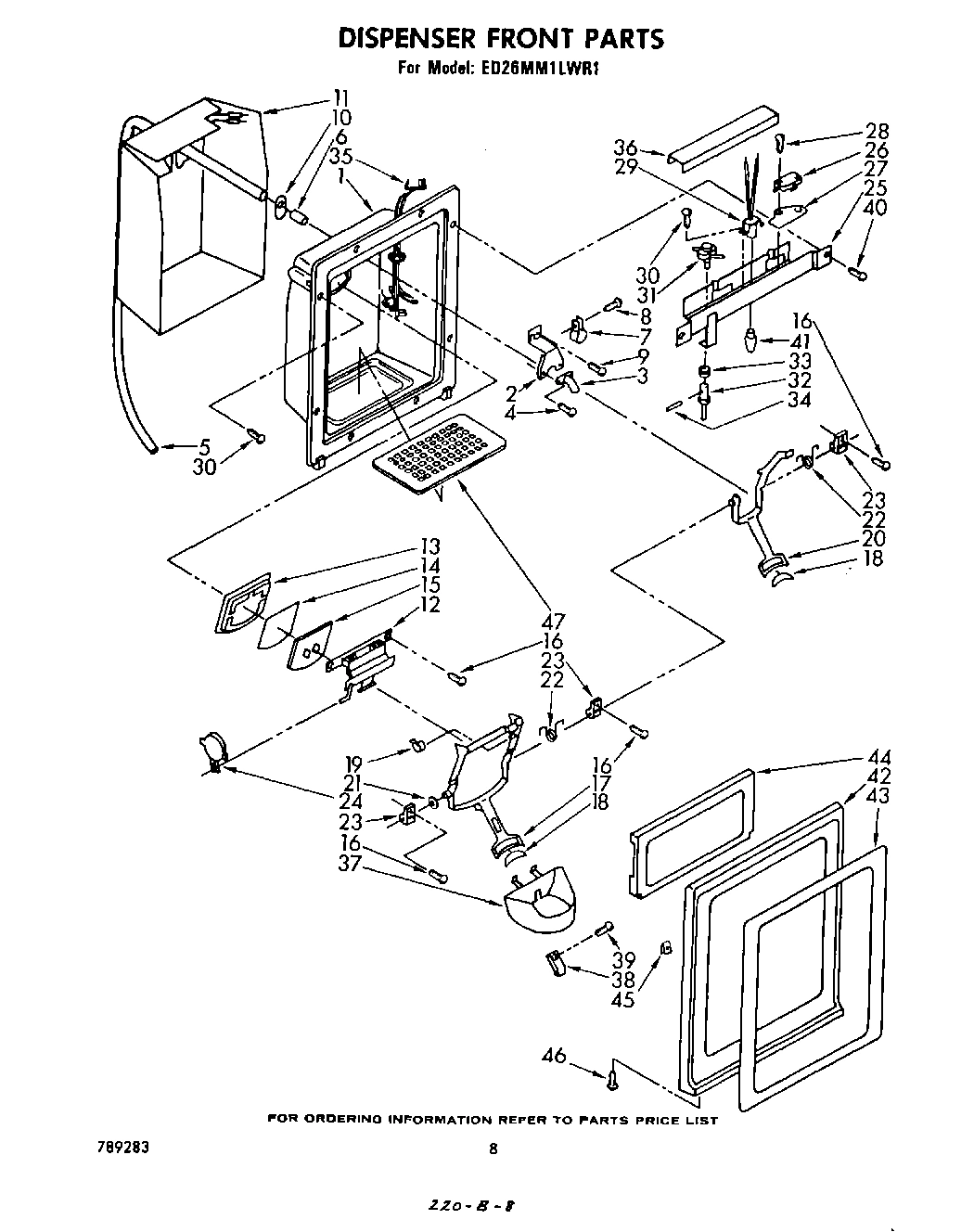 05 - DISPENSER FRONT