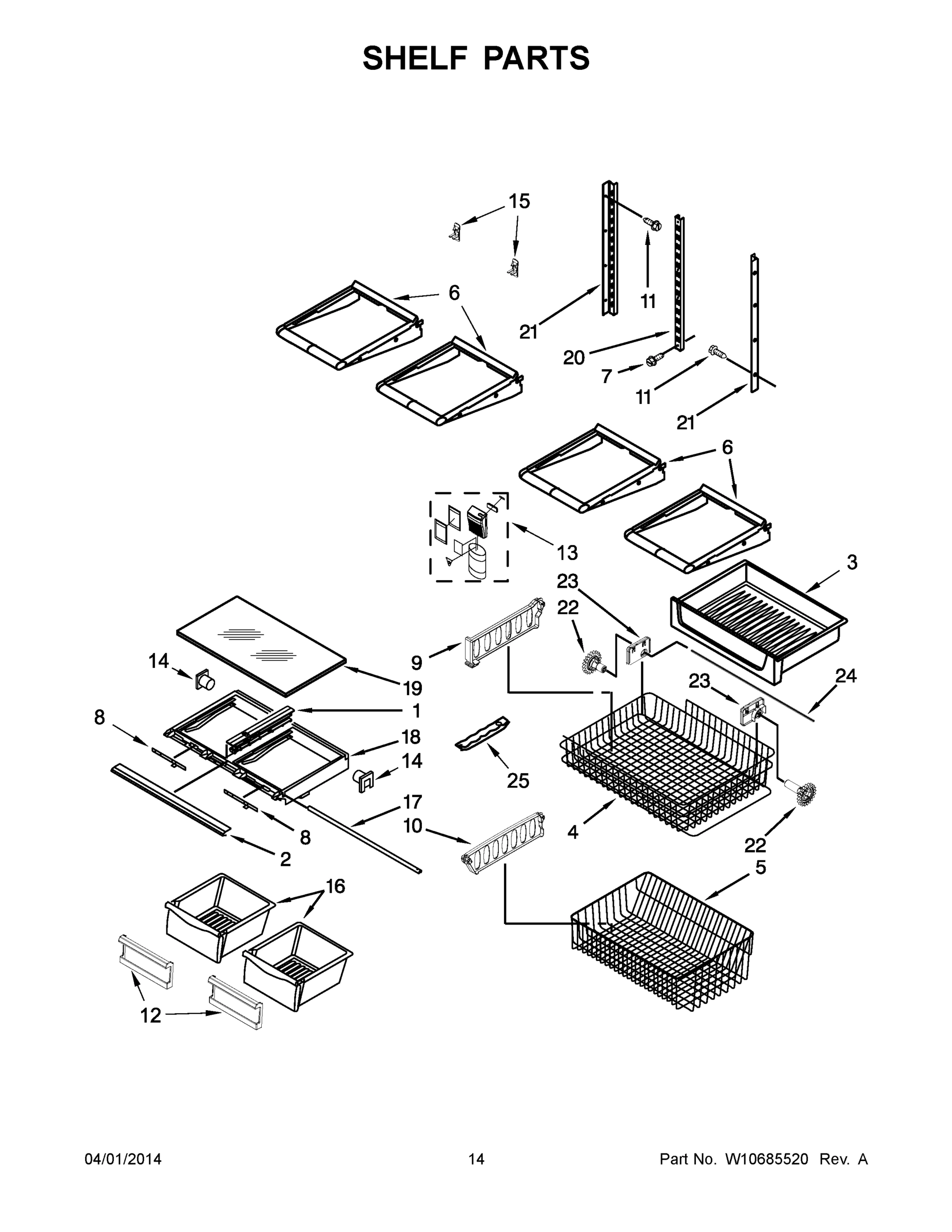 08 - SHELF PARTS