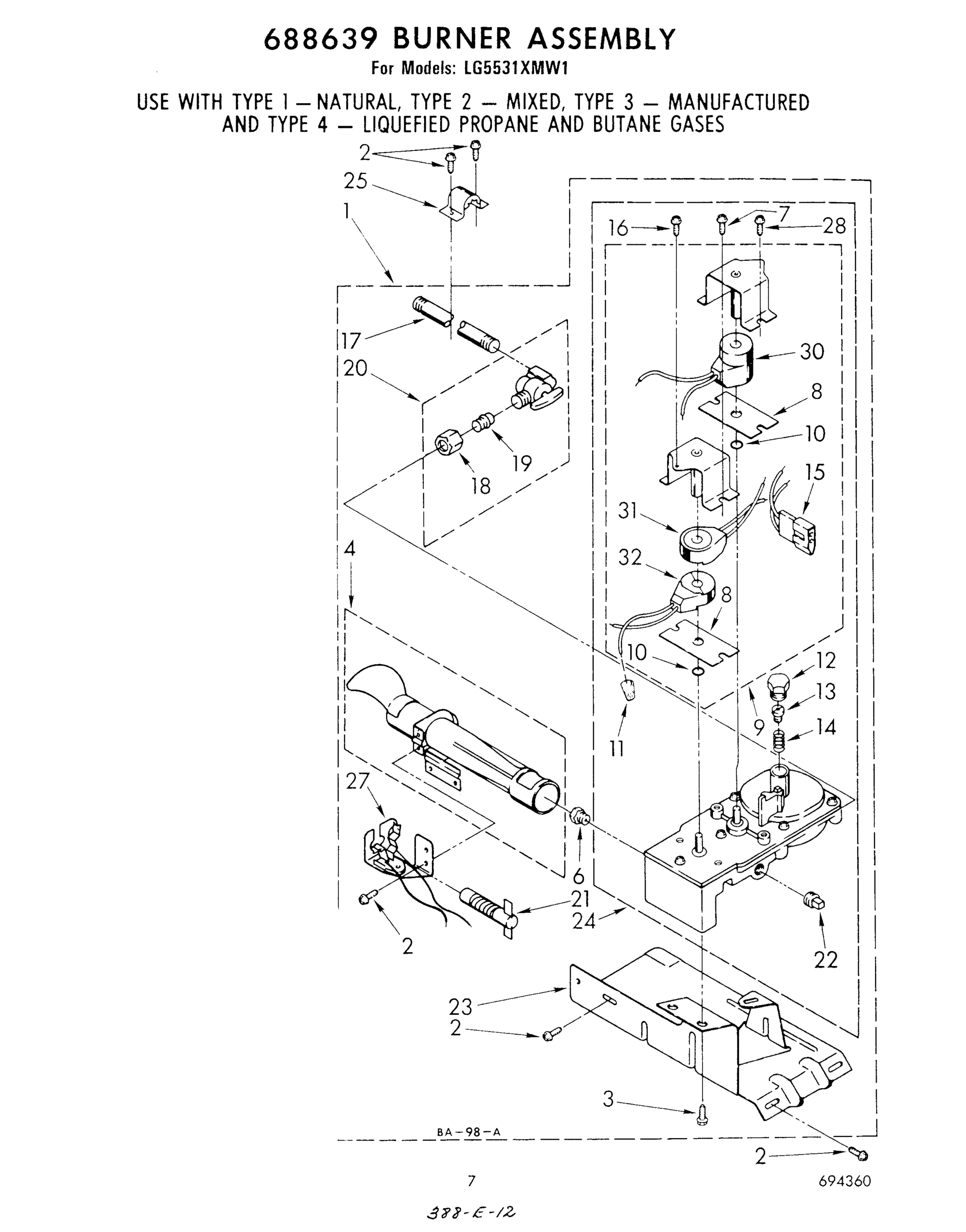 05 - 688639 BURNER