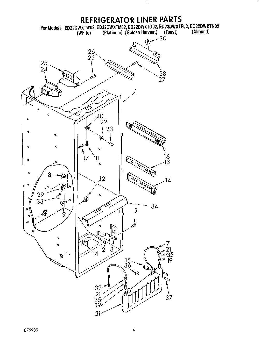 03 - REFRIGERATOR LINER