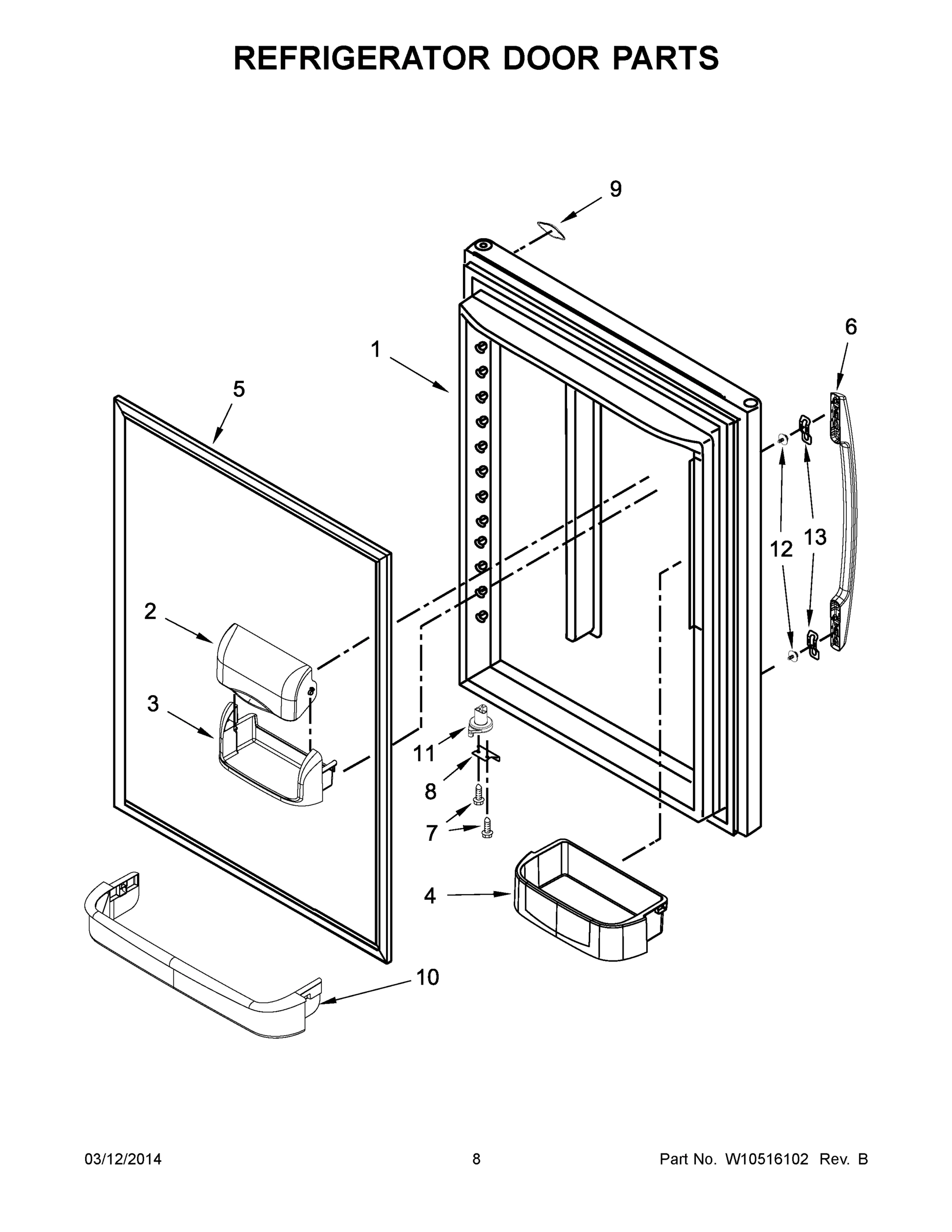 05 - REFRIGERATOR DOOR PARTS