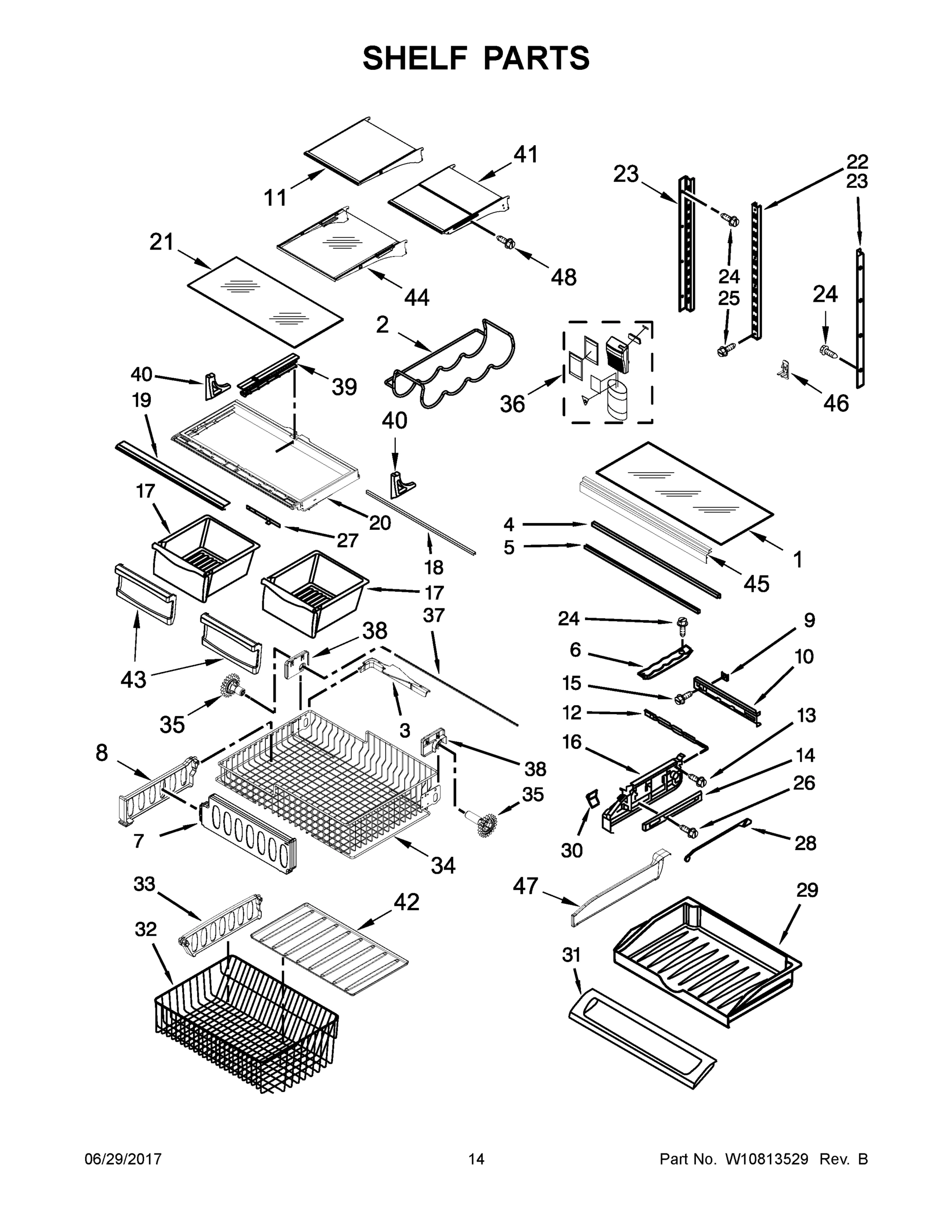 08 - SHELF PARTS