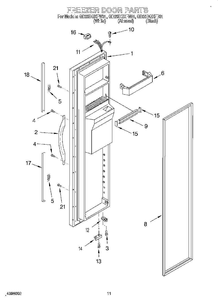 07 - FREEZER DOOR