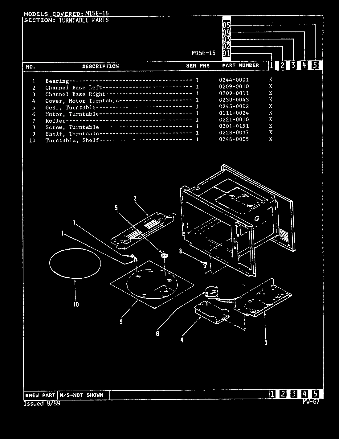04 - TURNTABLE (M15E-15)