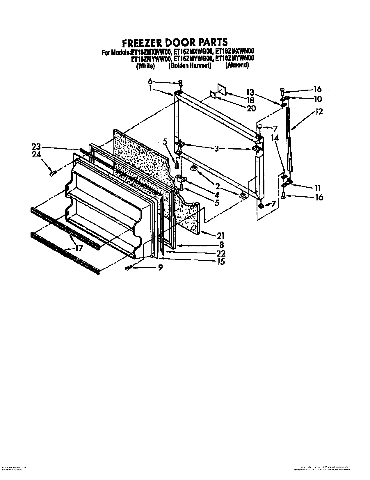 06 - FREEZER DOOR