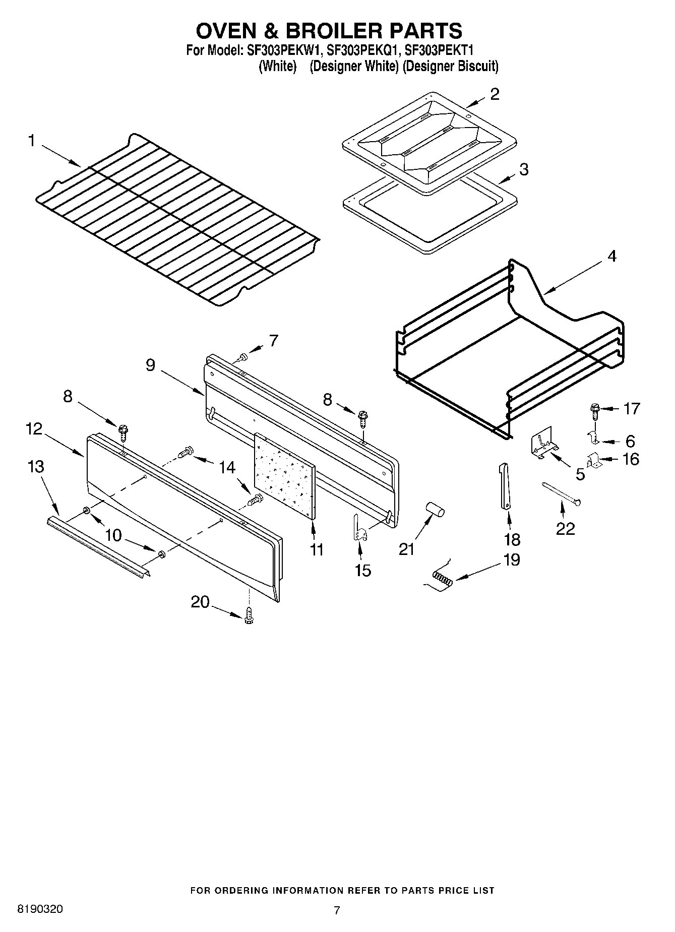 05 - OVEN & BROILER PARTS