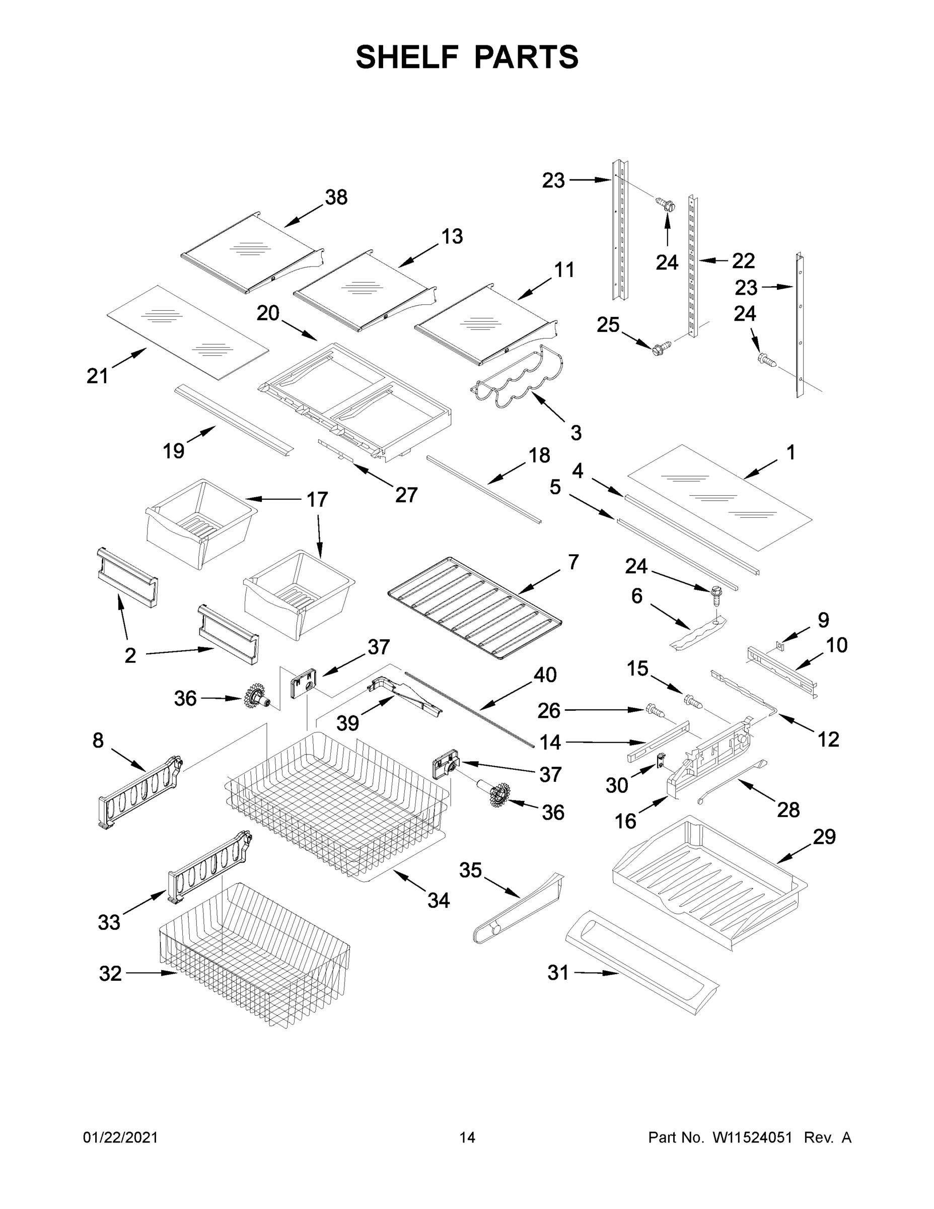 08 - SHELF PARTS