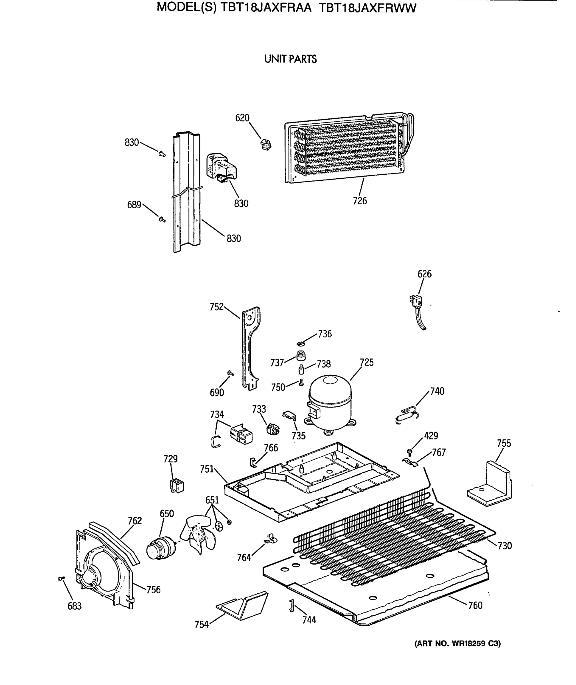 UNIT PARTS