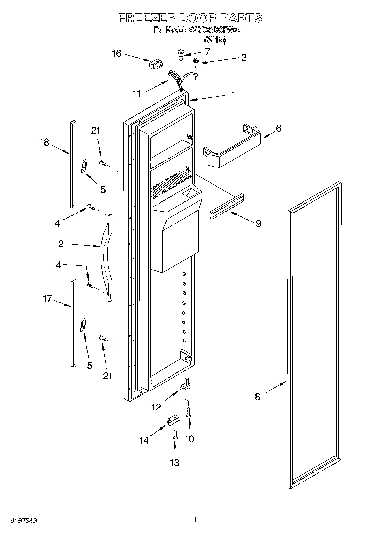08 - FREEZER DOOR