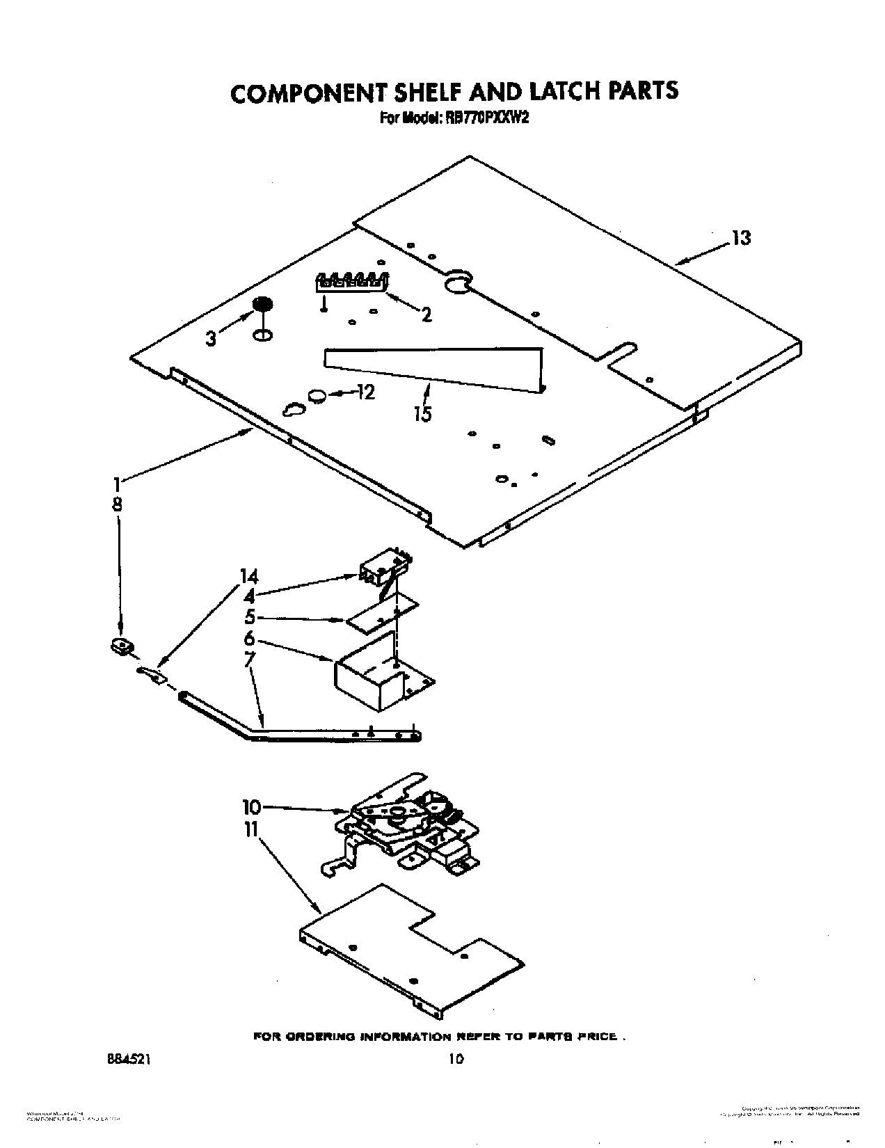 07 - COMPONENT SHELF AND LATCH