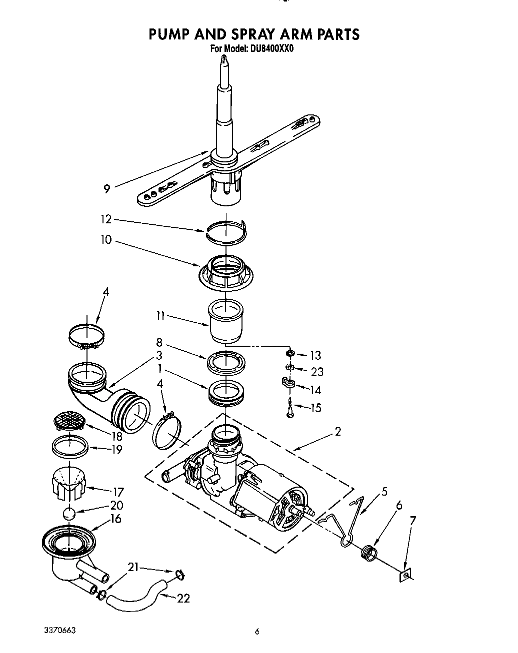 05 - PUMP AND SPRAY ARM