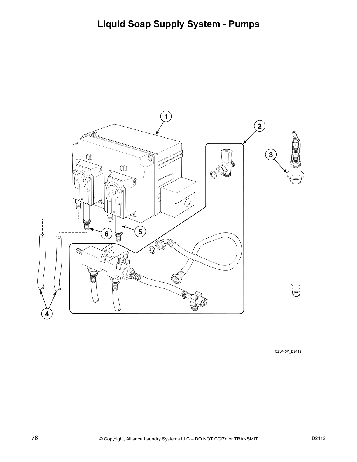 Liquid Soap Supply System - Pumps