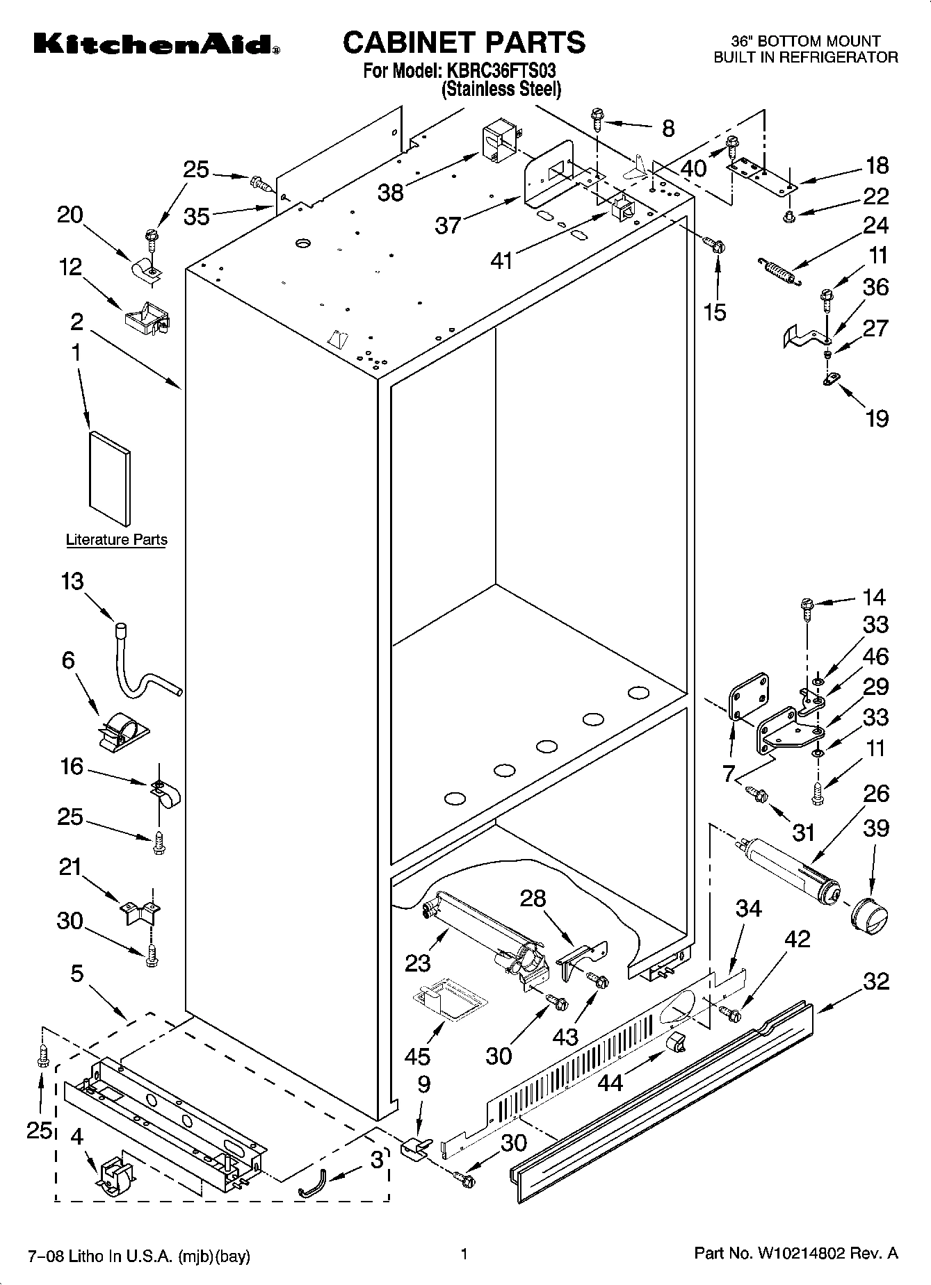 01 - CABINET PARTS