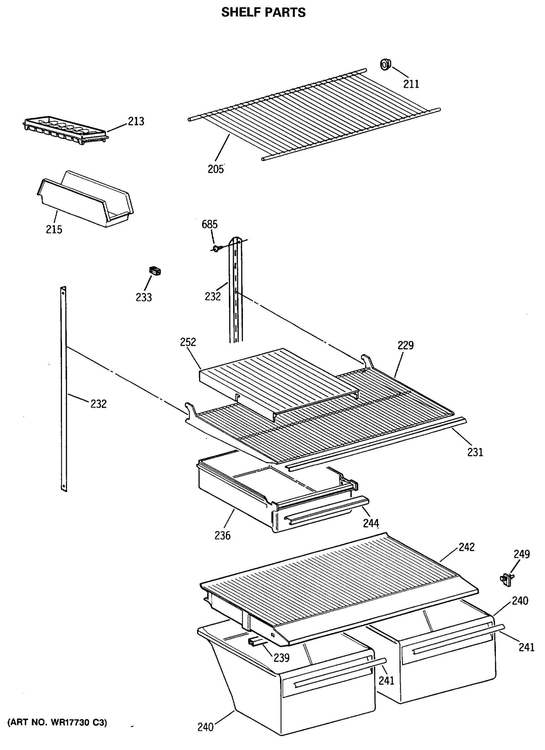 SHELF PARTS