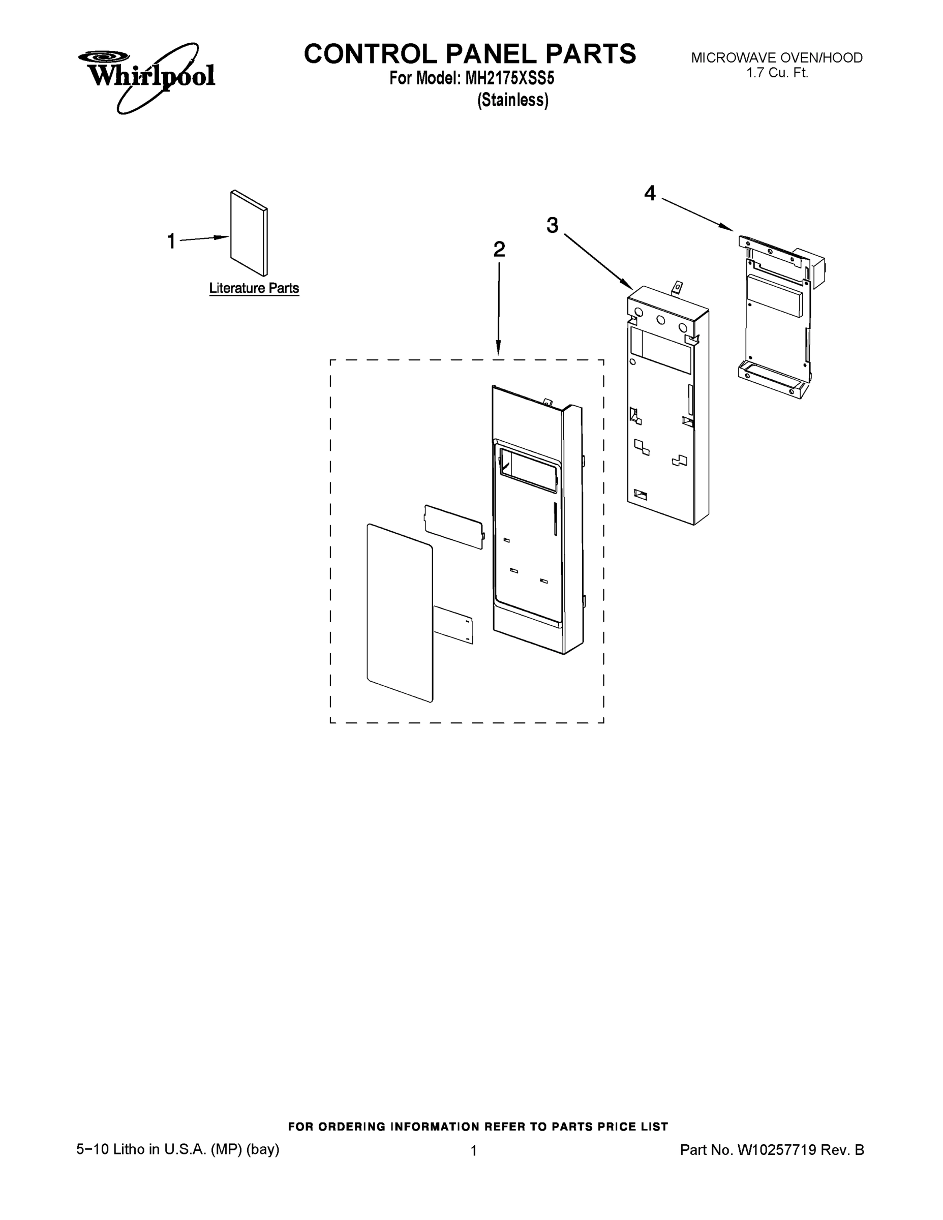01 - CONTROL PANEL PARTS