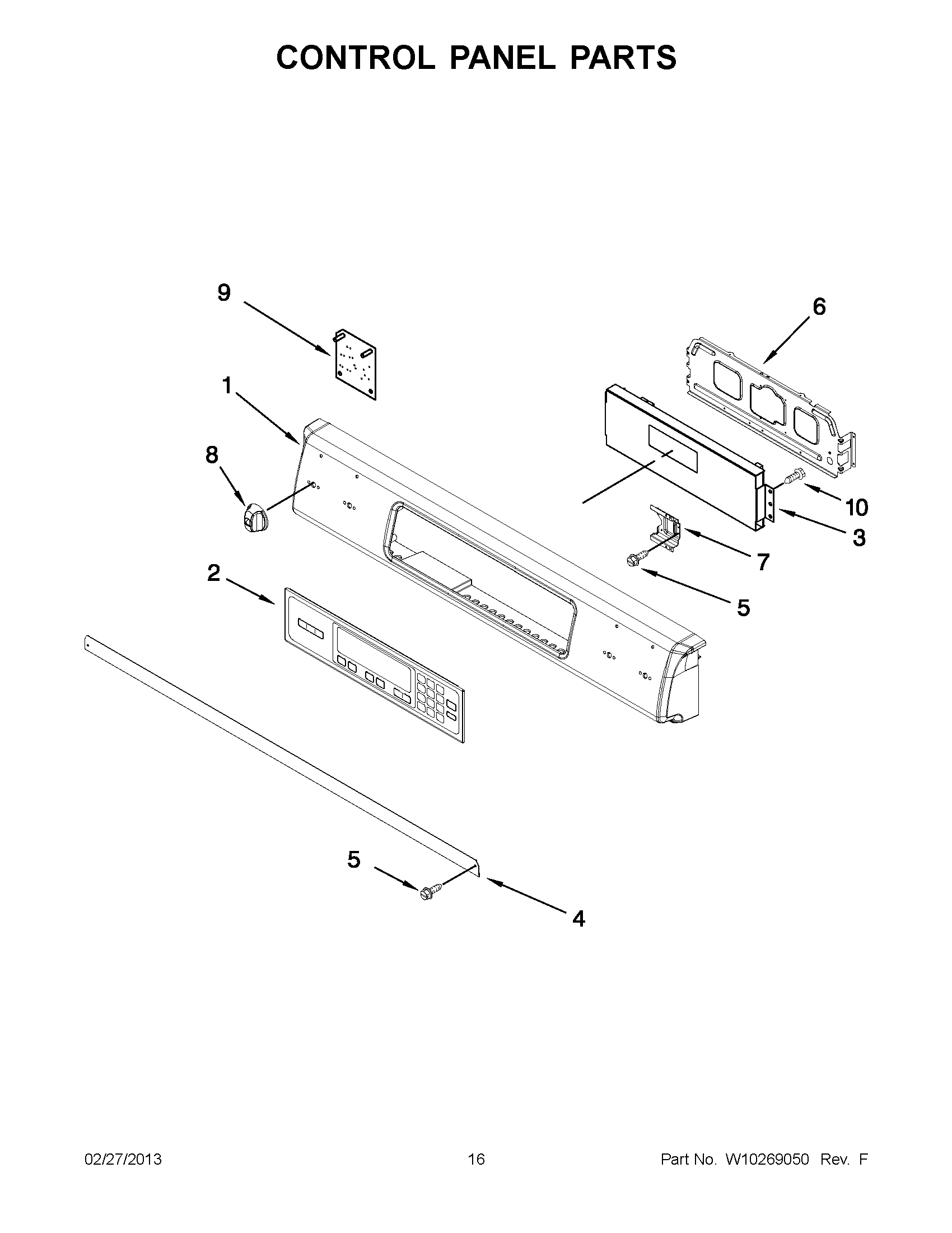 08 - CONTROL PANEL PARTS