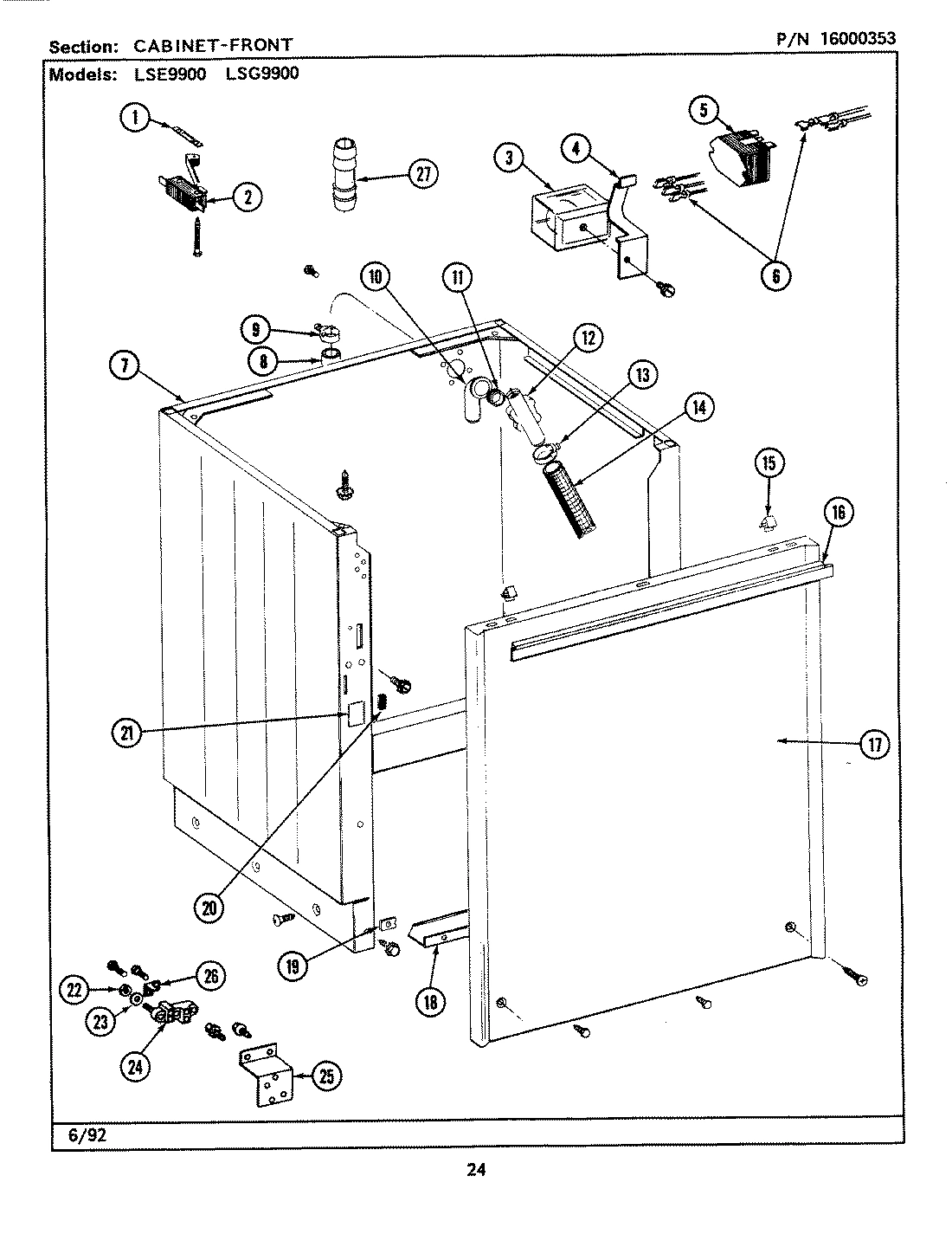 07 - CABINET-FRONT (LSG9900AAL,AAW,ABL,ABW)
