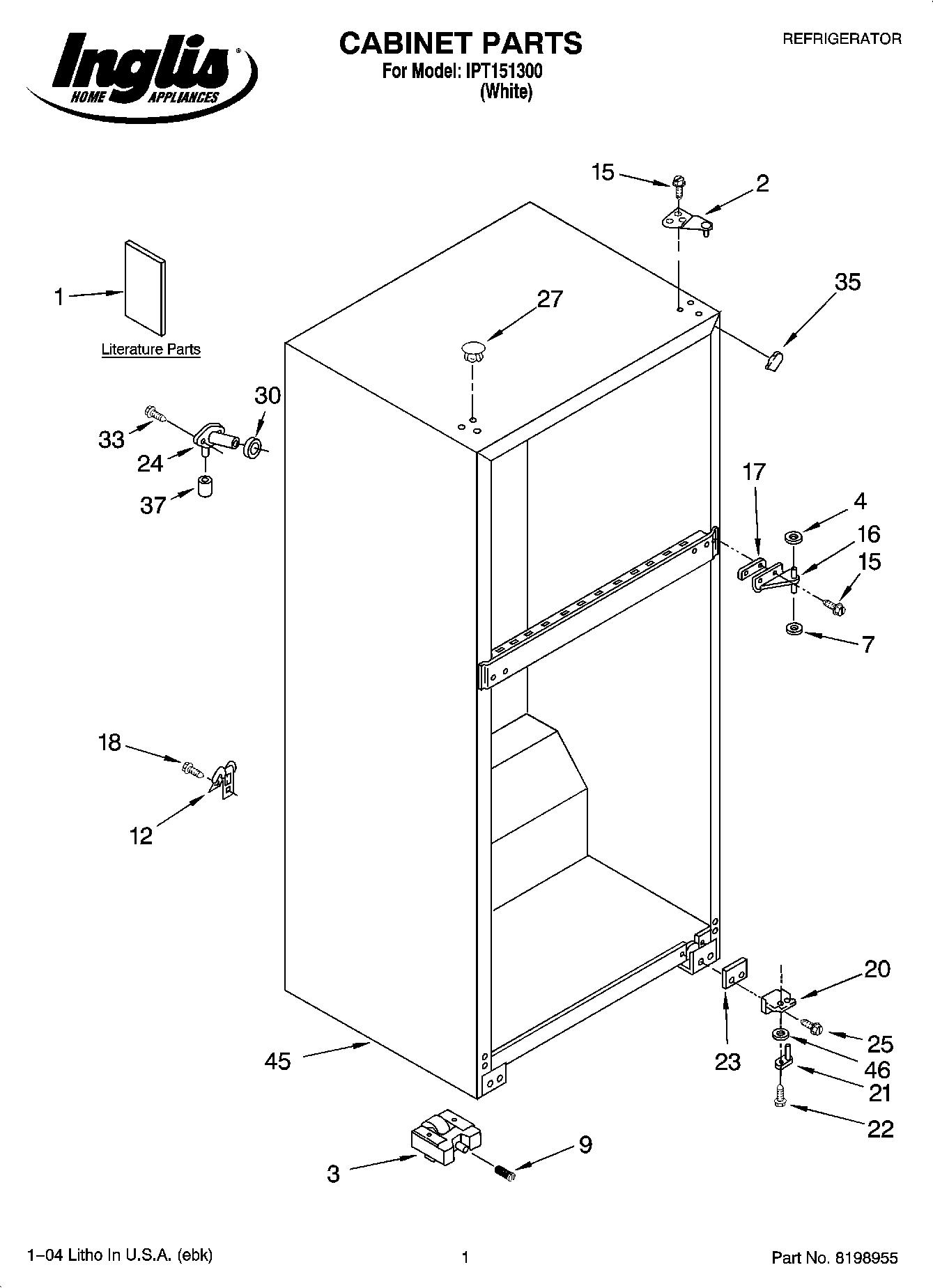 01 - CABINET PARTS