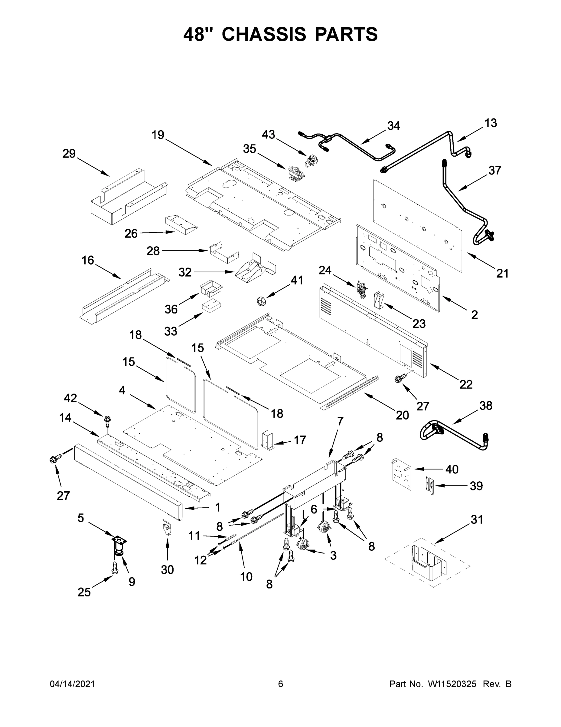 04 - 48" CHASSIS PARTS