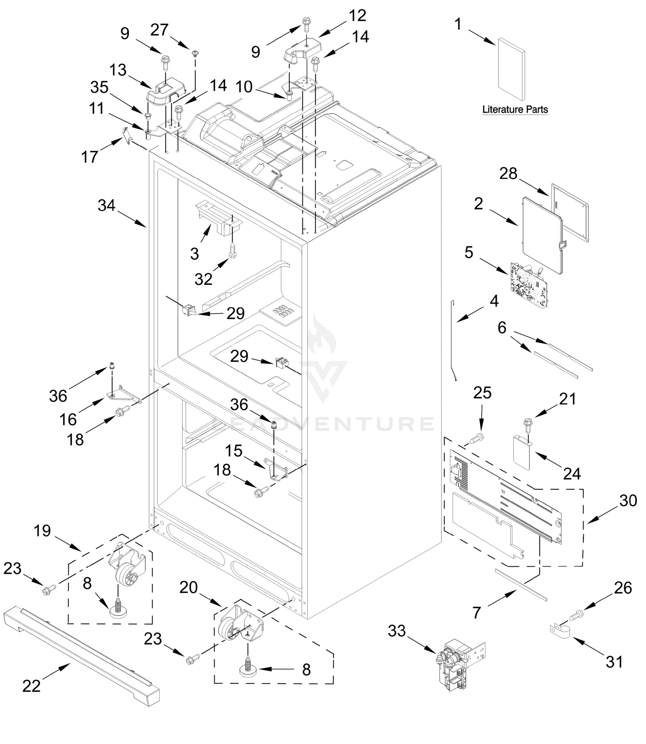 CABINET PARTS