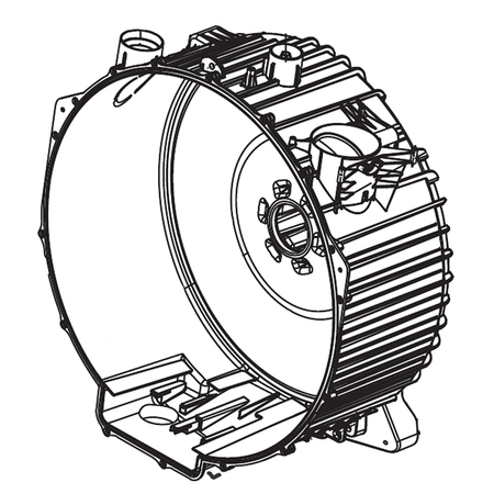 AJQ73674303 LG Outer Tub Assembly