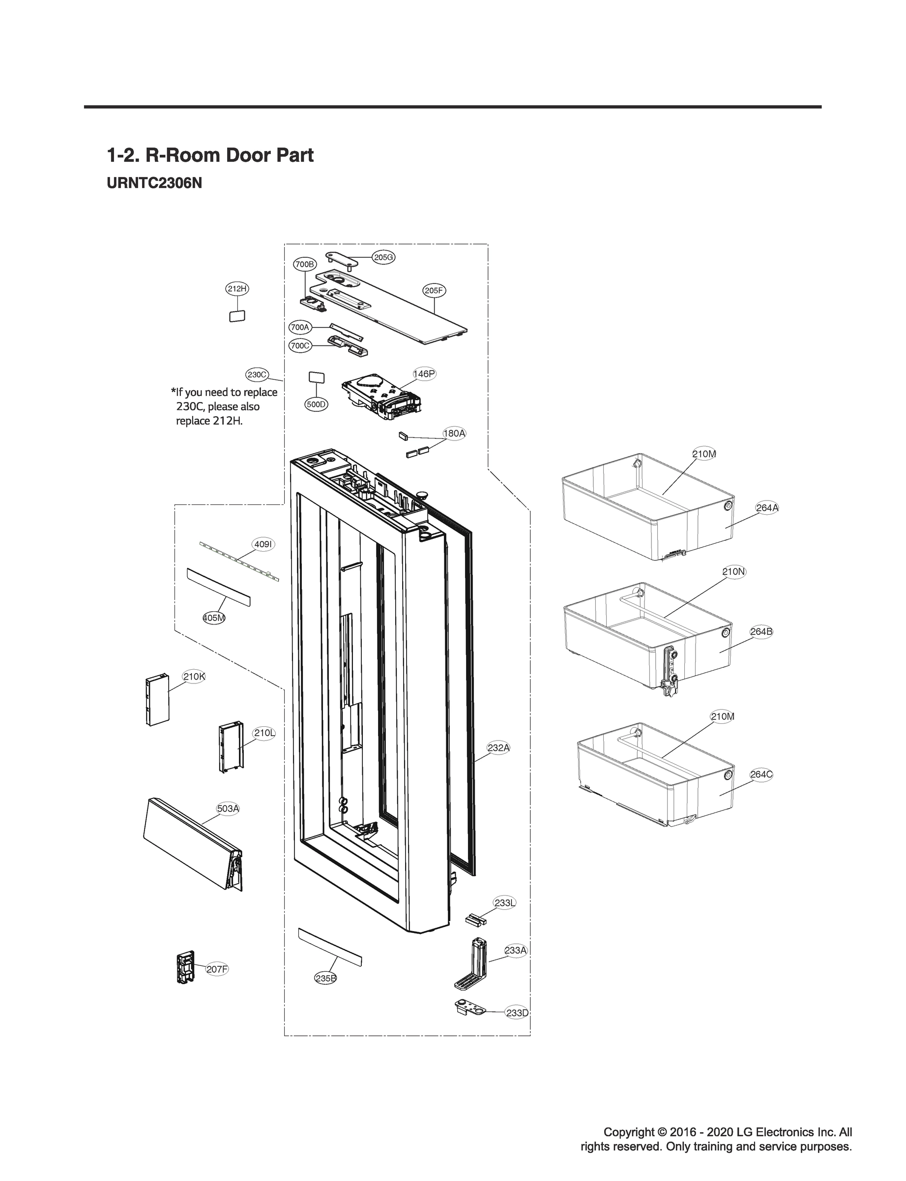 R-ROOM DOOR PART