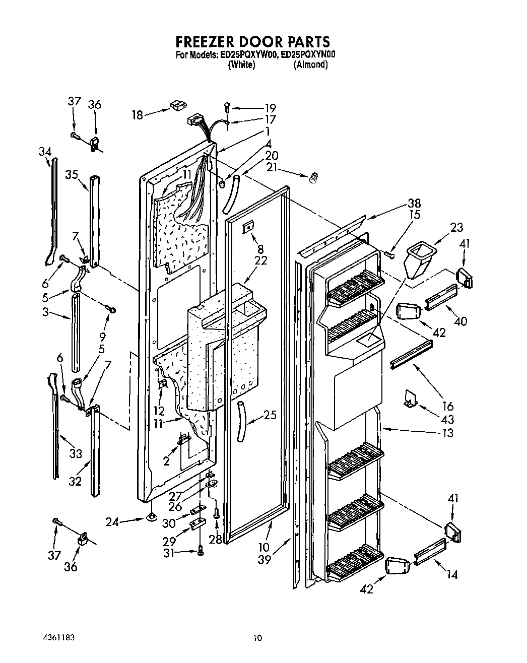 08 - FREEZER DOOR