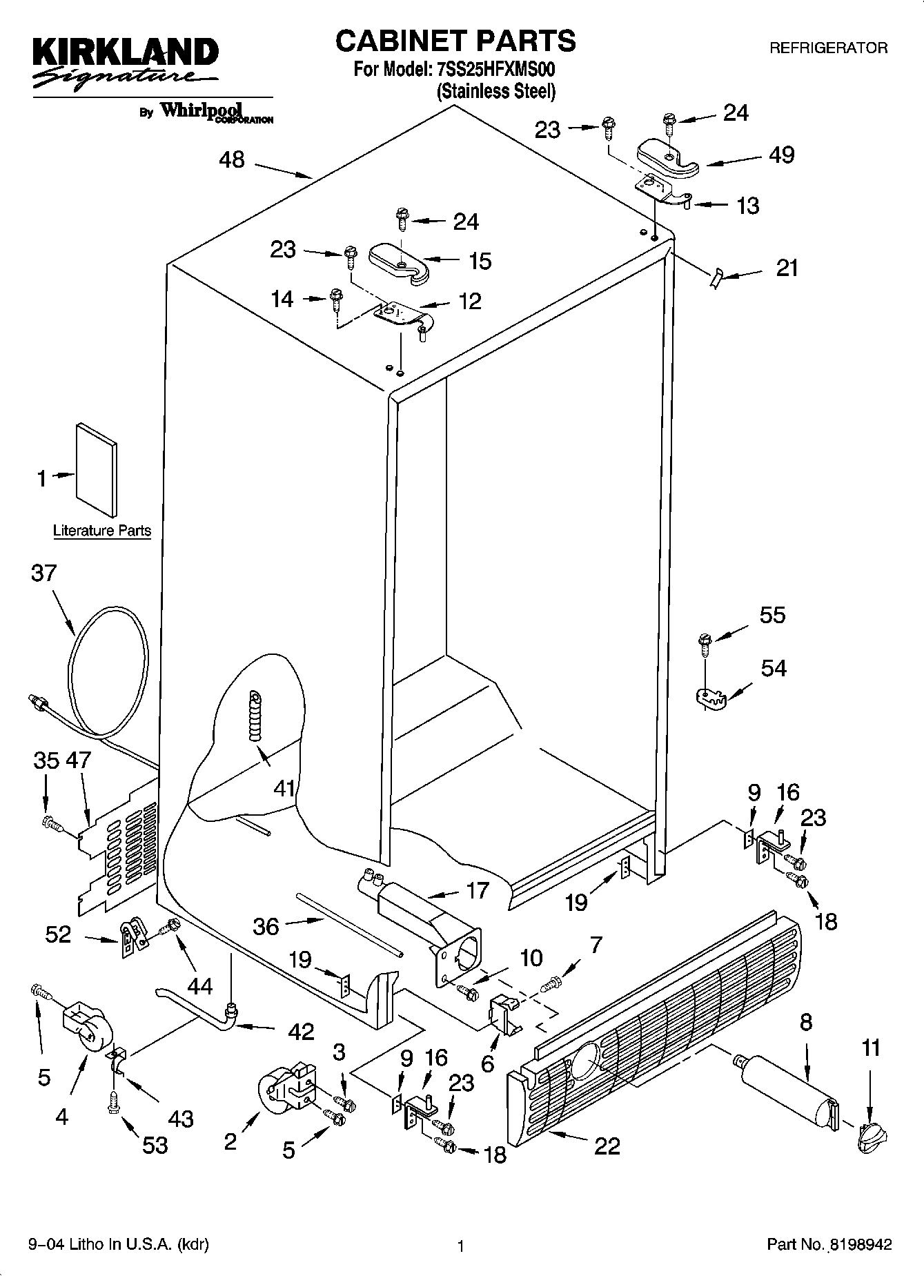 01 - CABINET PARTS