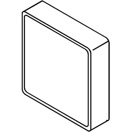 W10153710 Whirlpool Refrigerator Front Cover