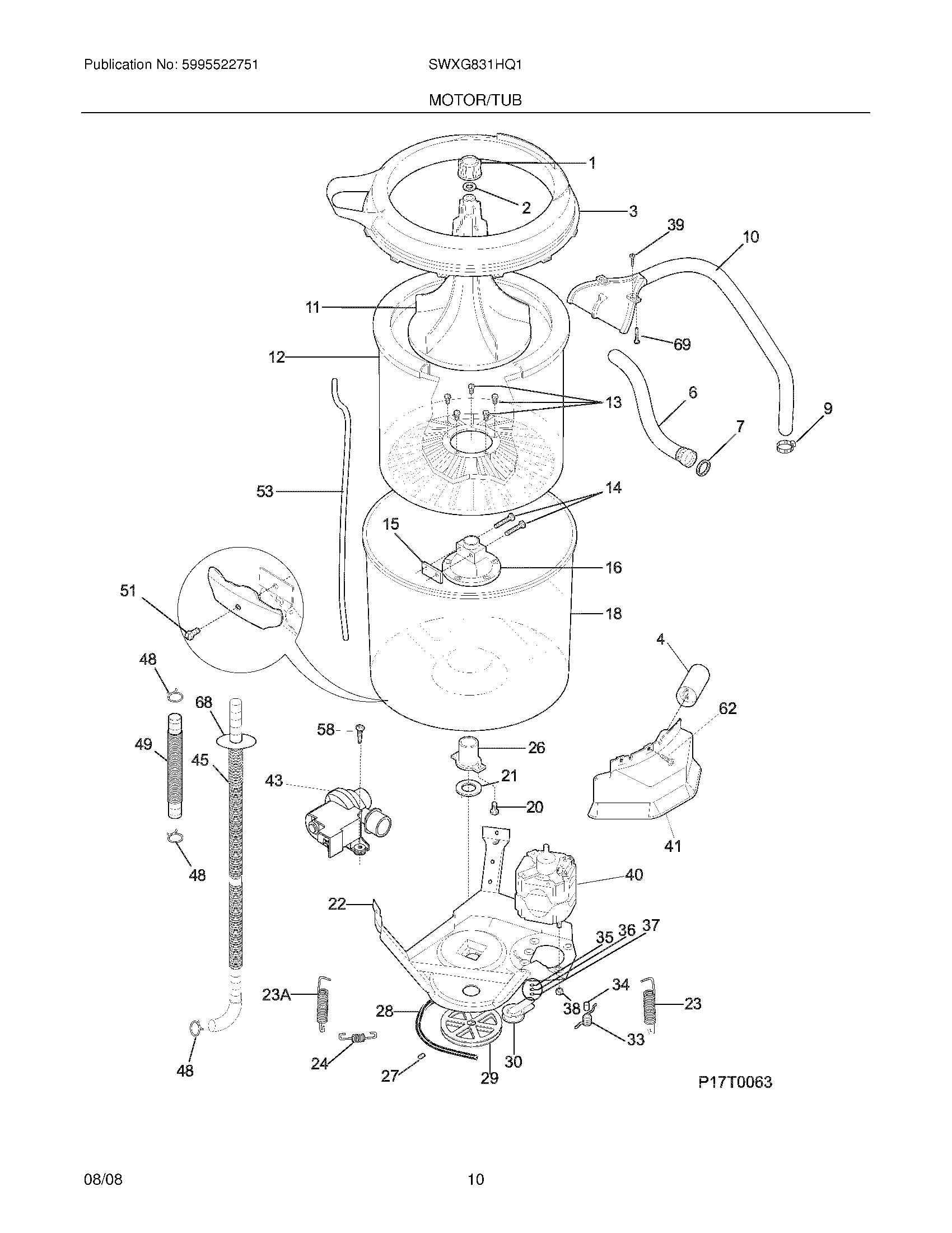 11 - MOTOR/TUB