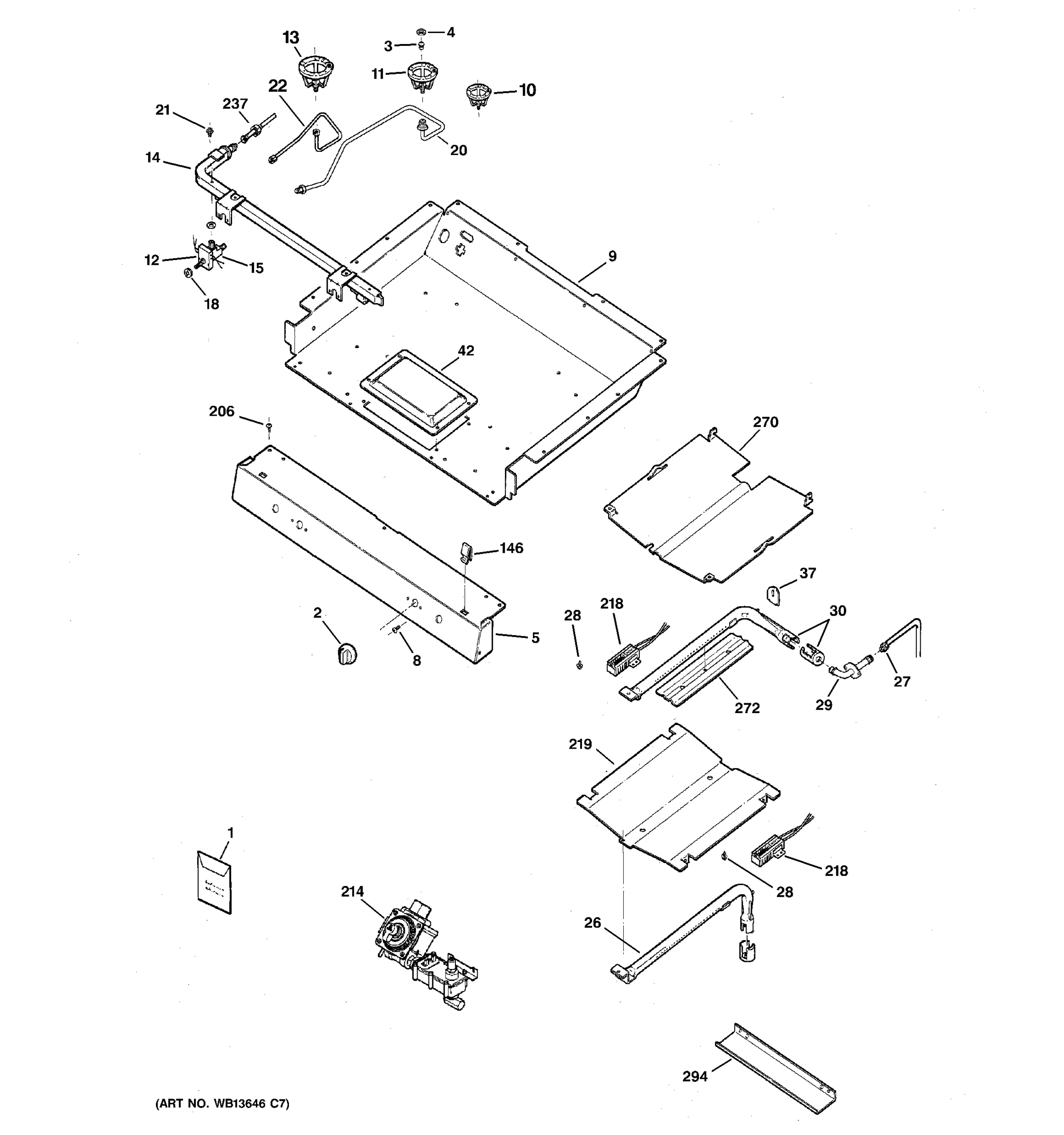 GAS & BURNER PARTS