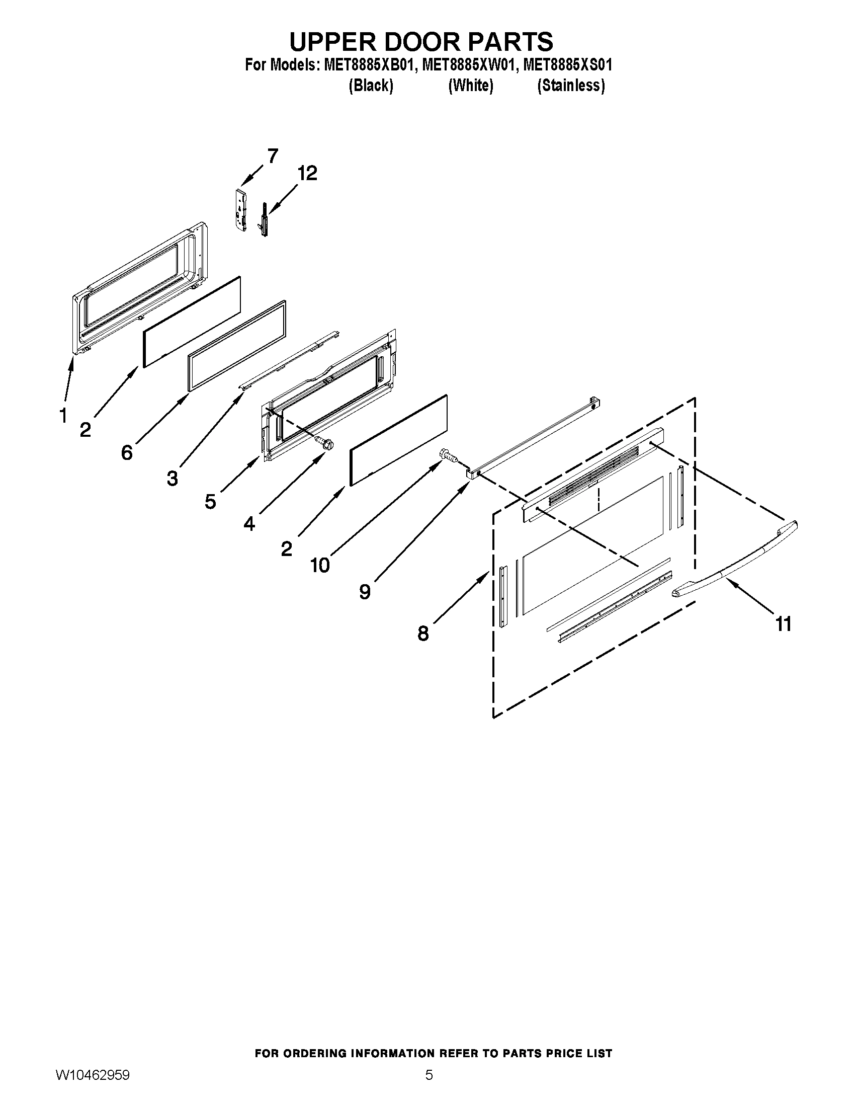 04 - UPPER DOOR PARTS