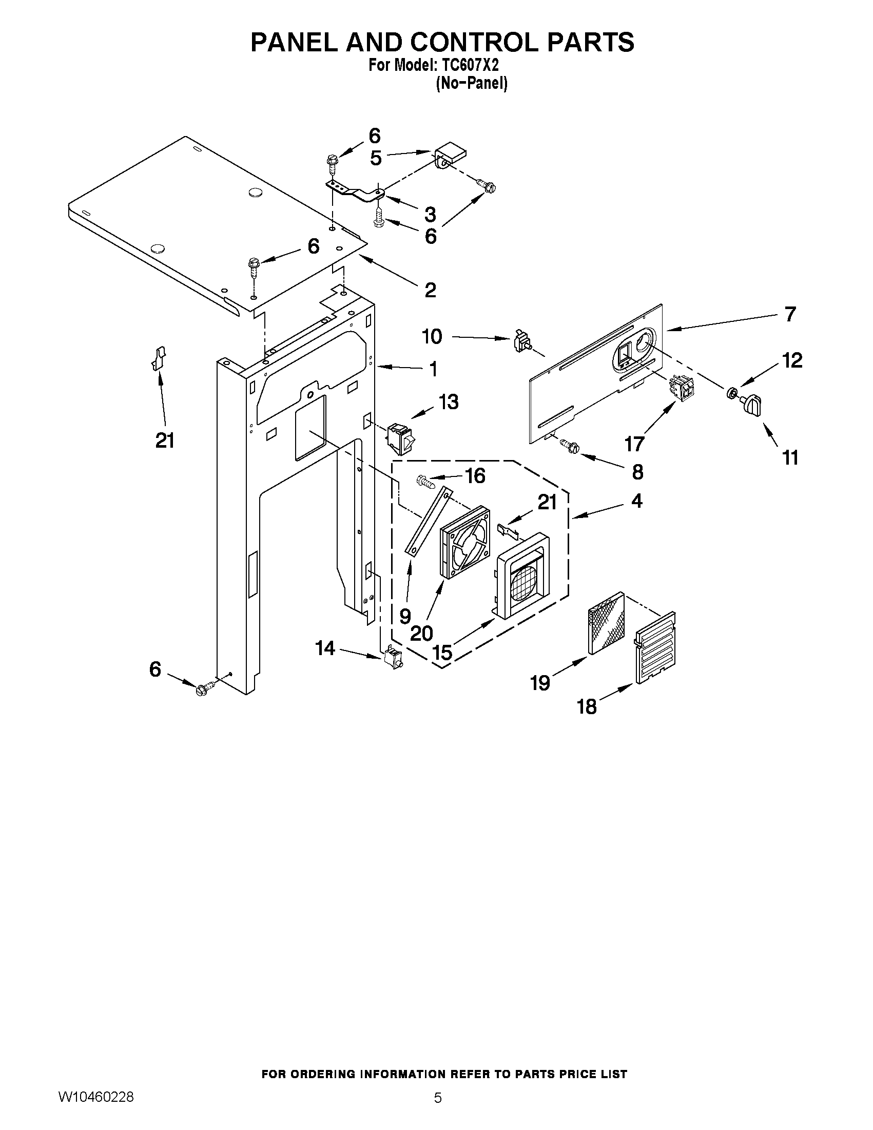 05 - PANEL AND CONTROL PARTS