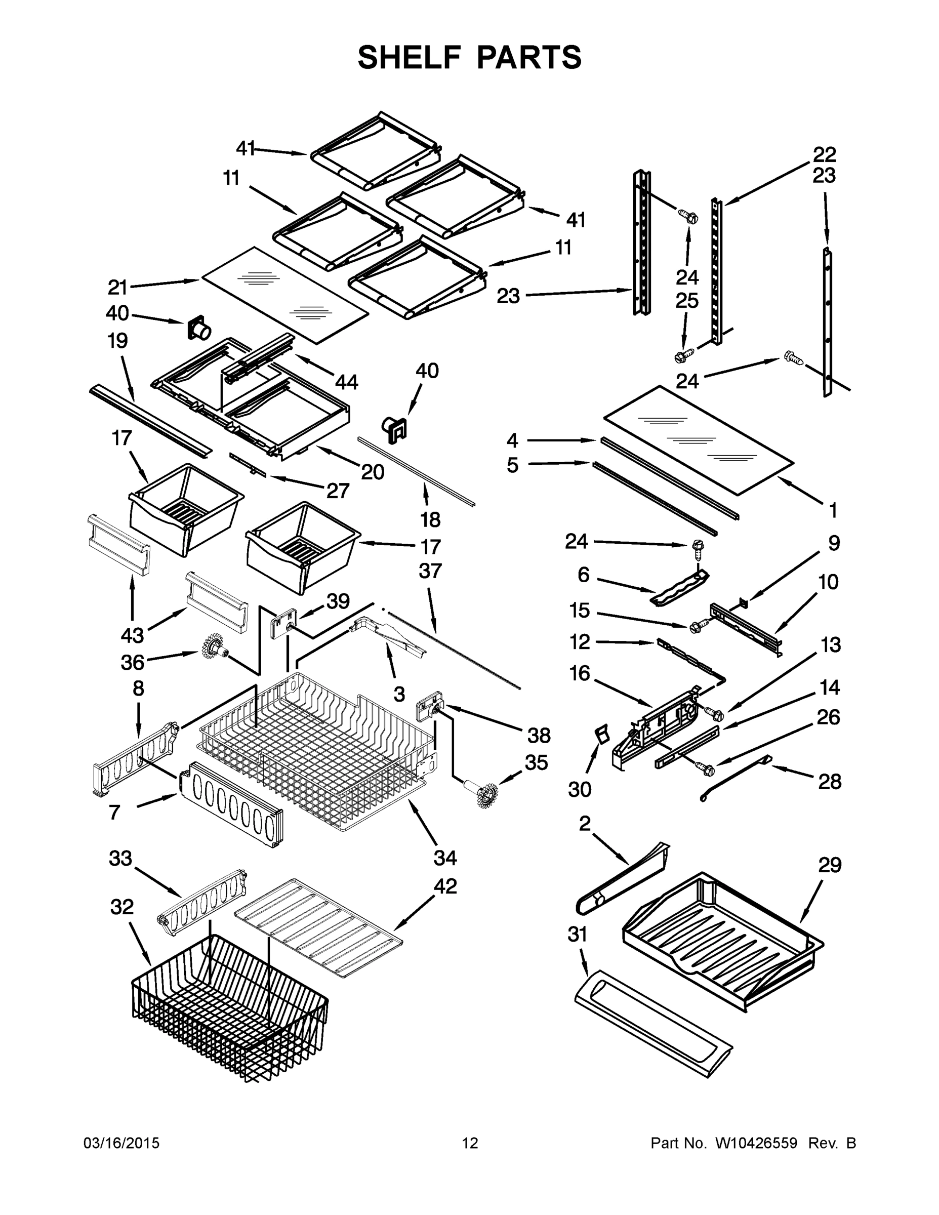 07 - SHELF PARTS