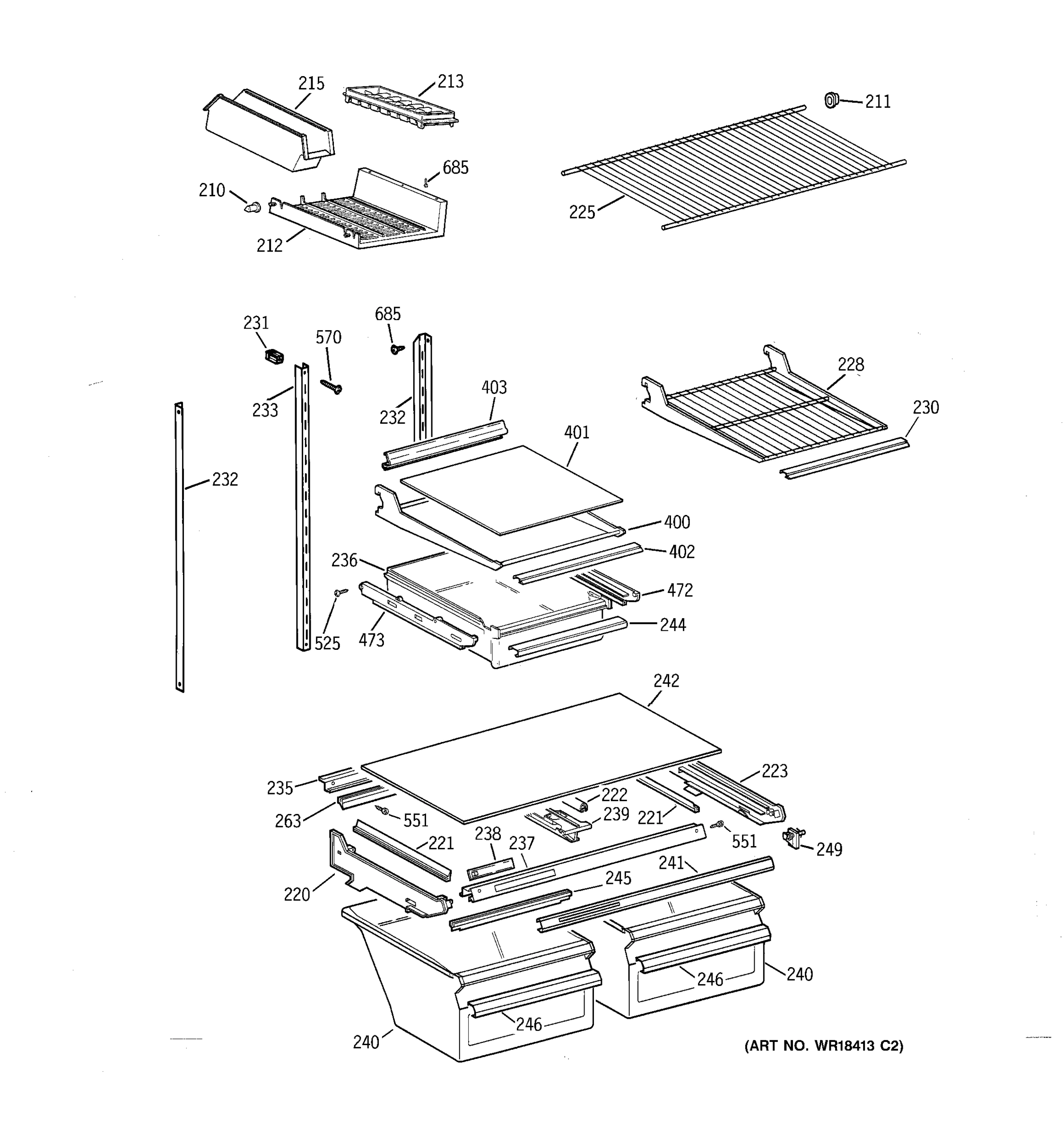 SHELF PARTS
