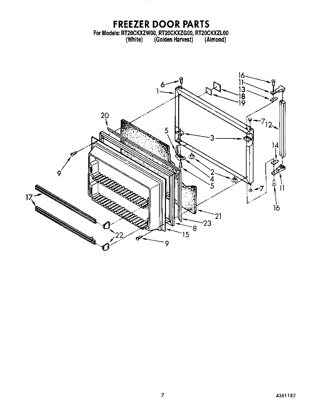 06 - FREEZER DOOR