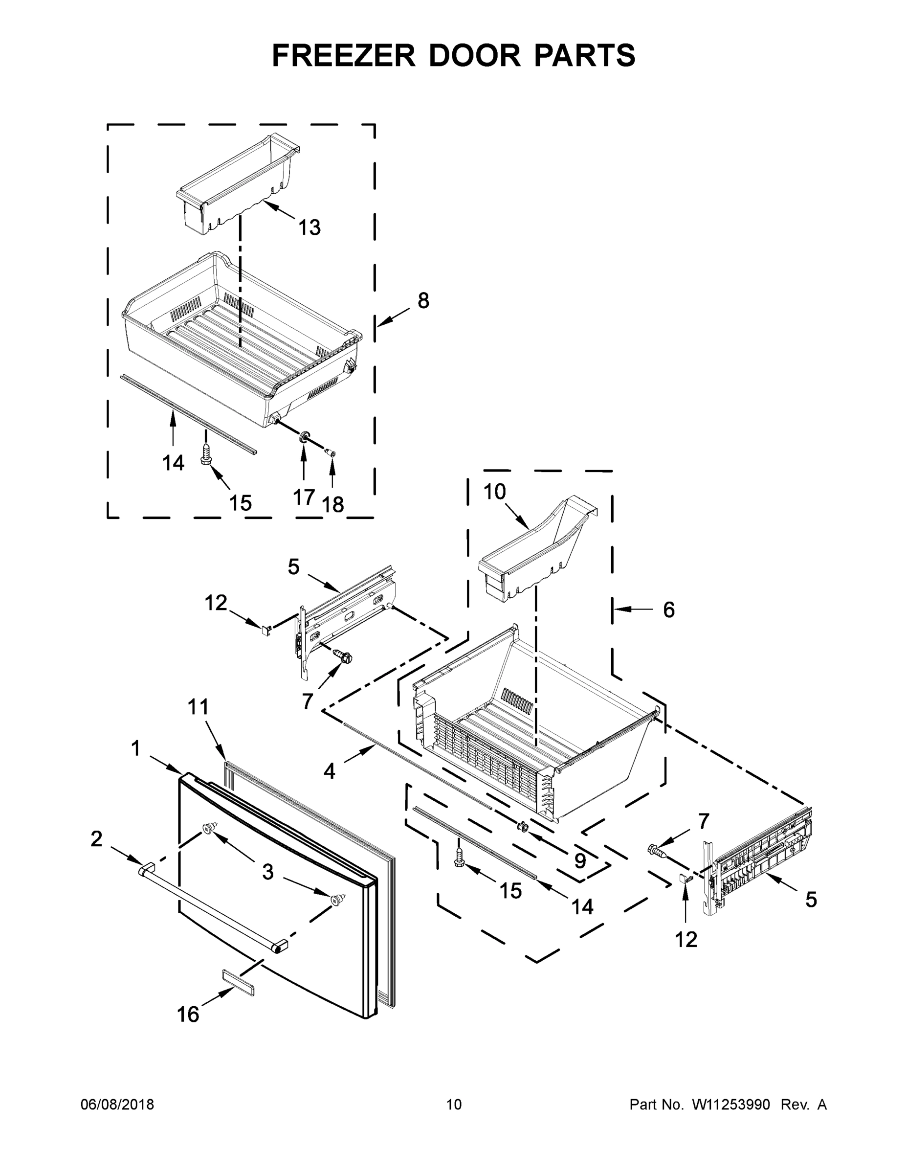 06 - FREEZER DOOR PARTS