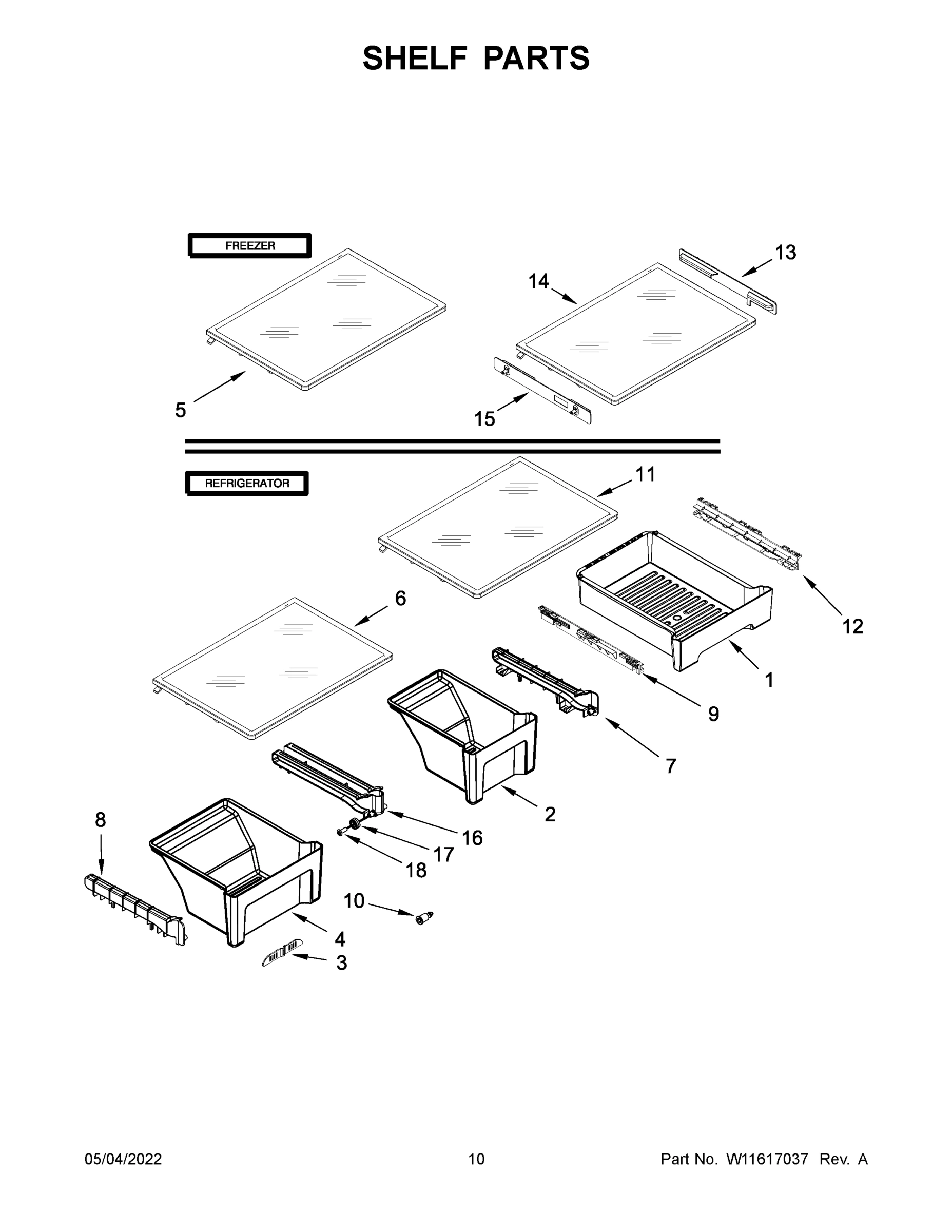 06 - SHELF PARTS