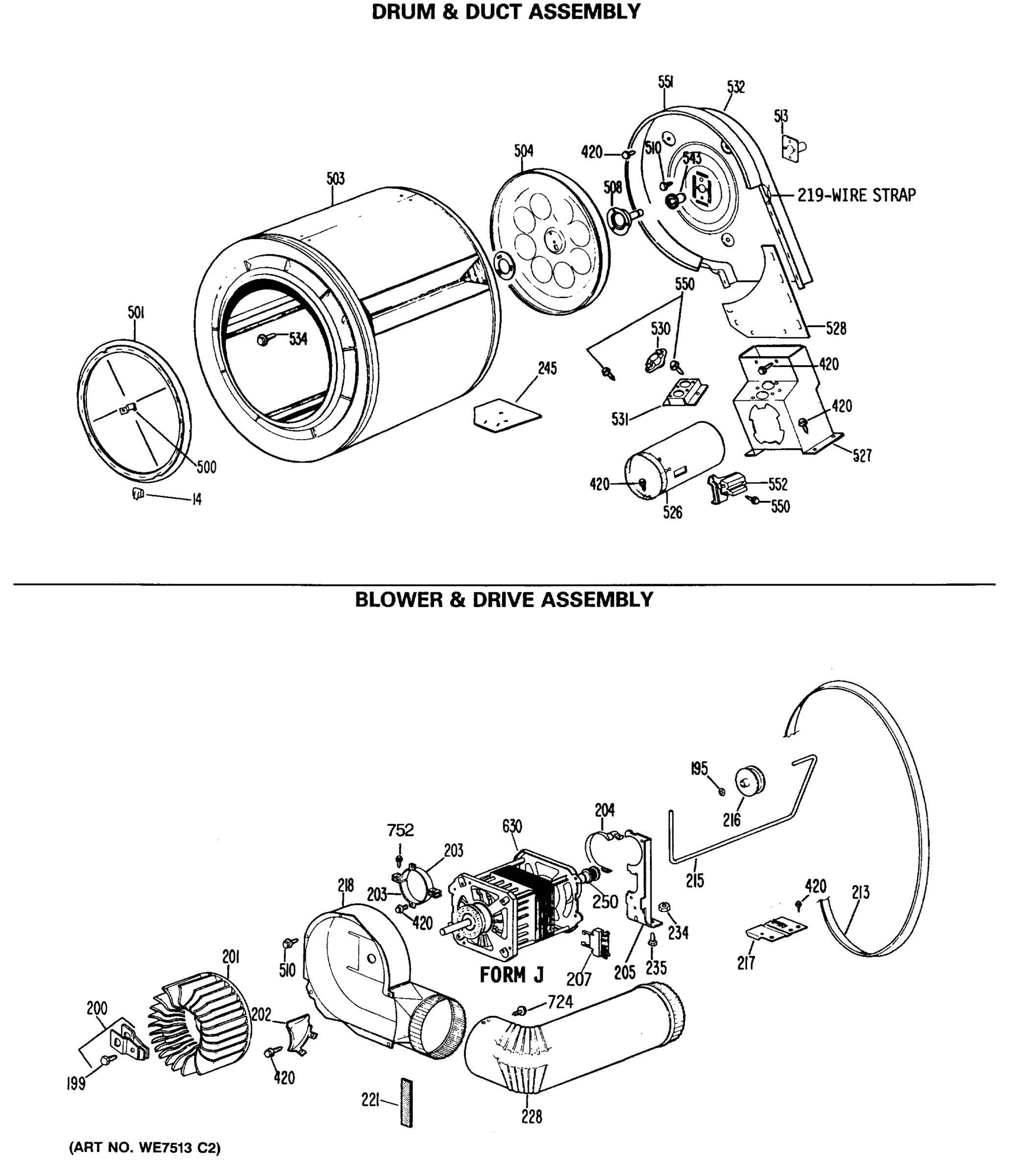DRUM & DUCT ASSEMBLY