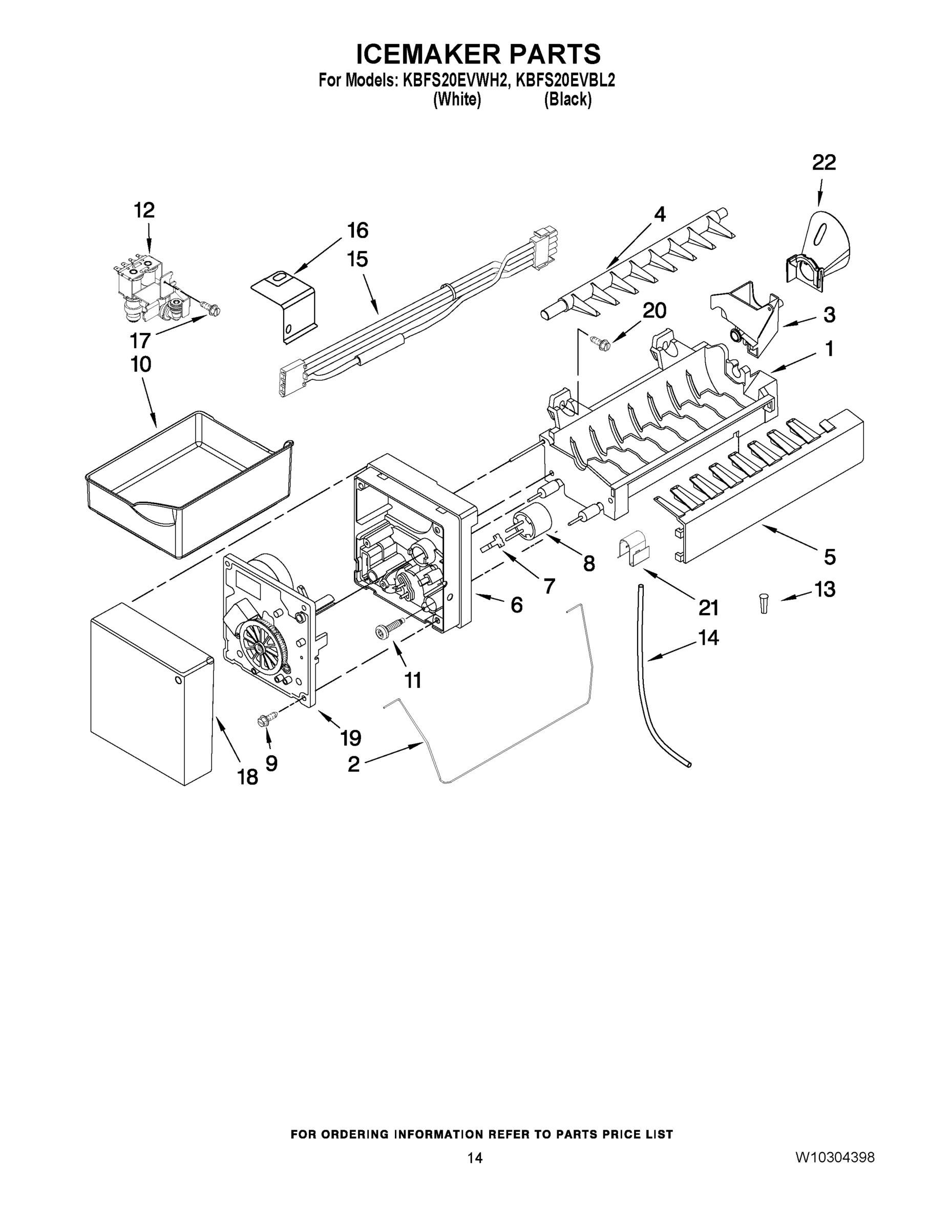 08 - ICEMAKER PARTS
